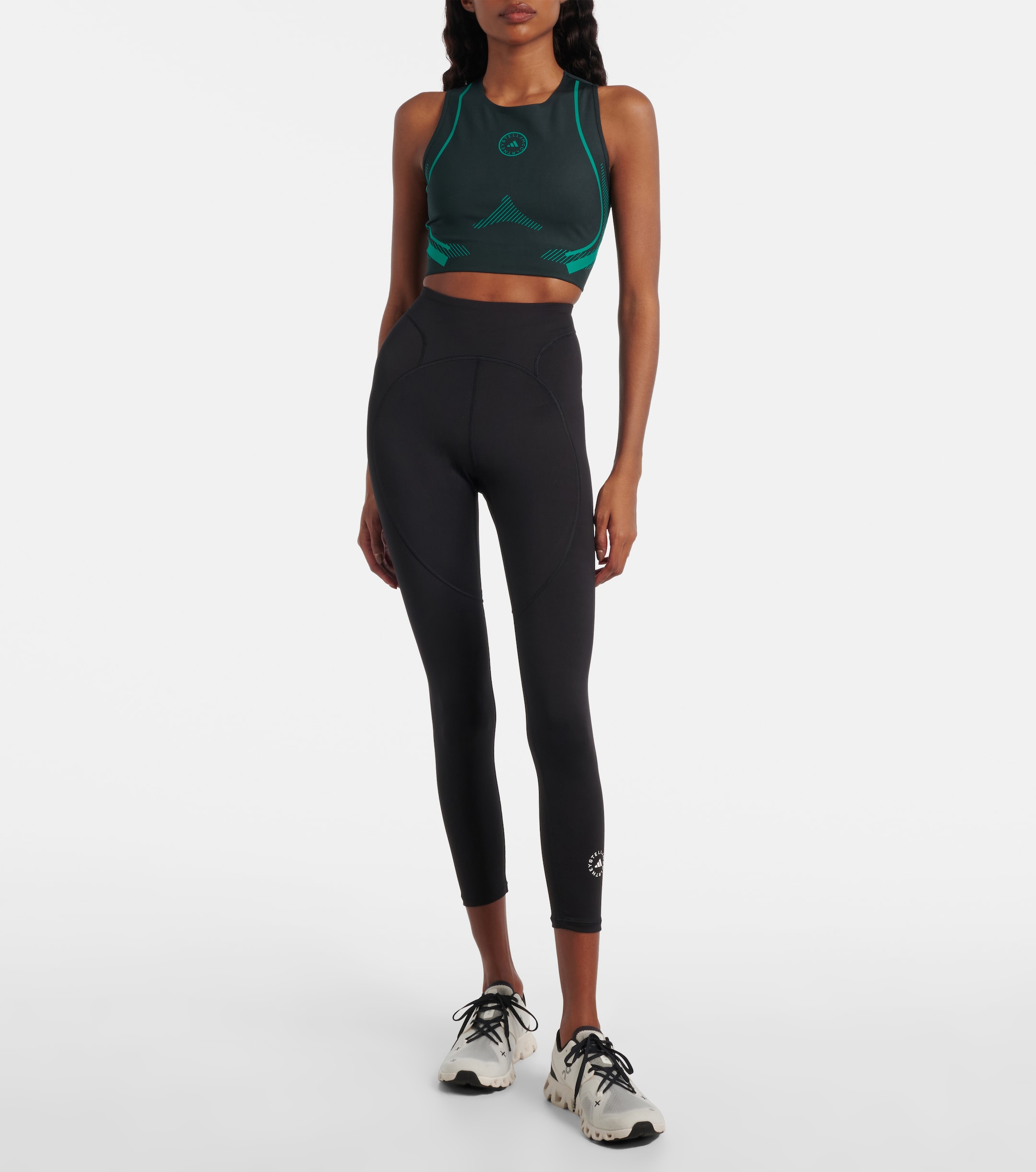 adidas by Stella McCartney Adidas by Stella McCartney Logo crop top