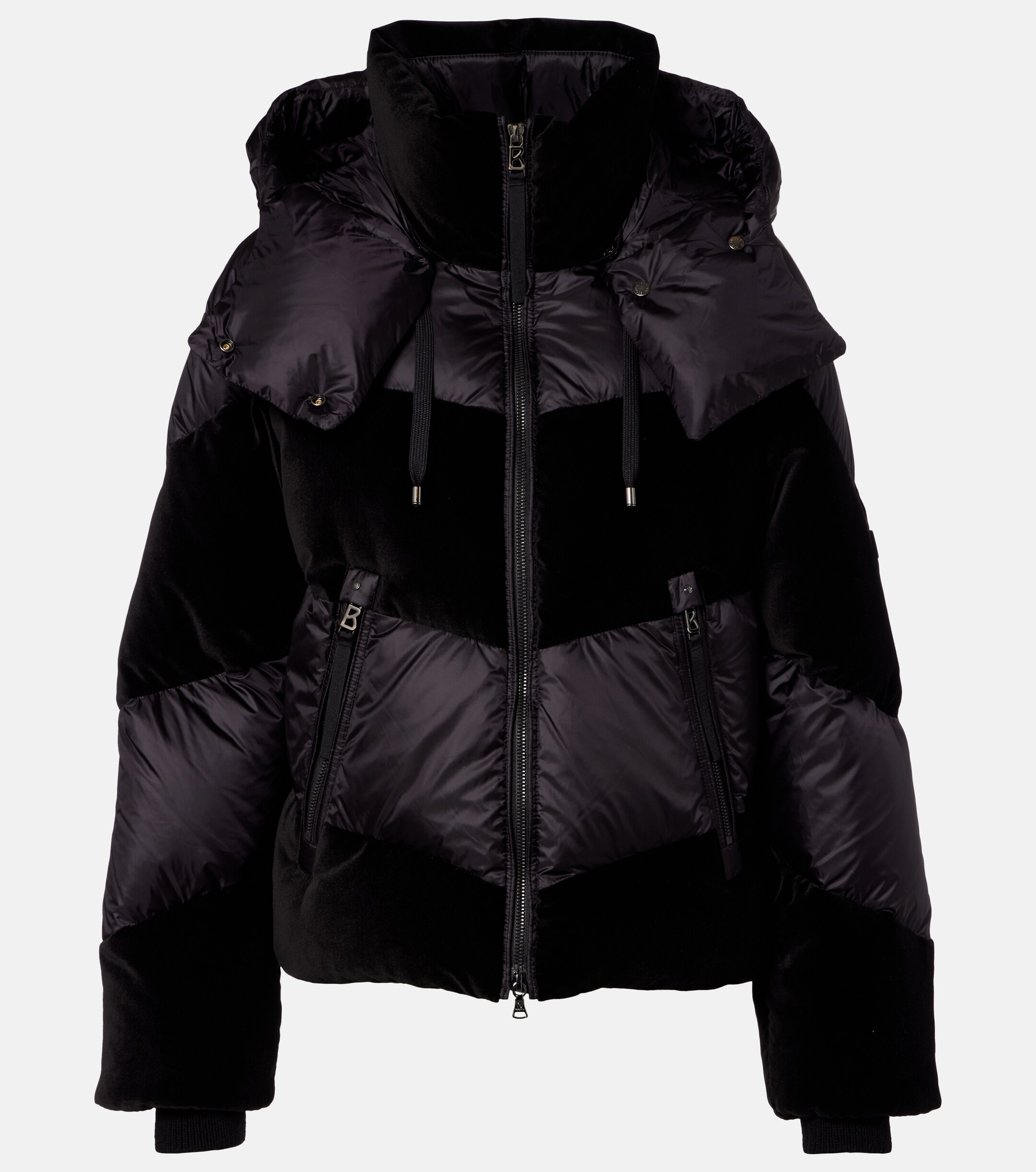 BOGNER Bogner Cathy velvet-trimmed down jacket