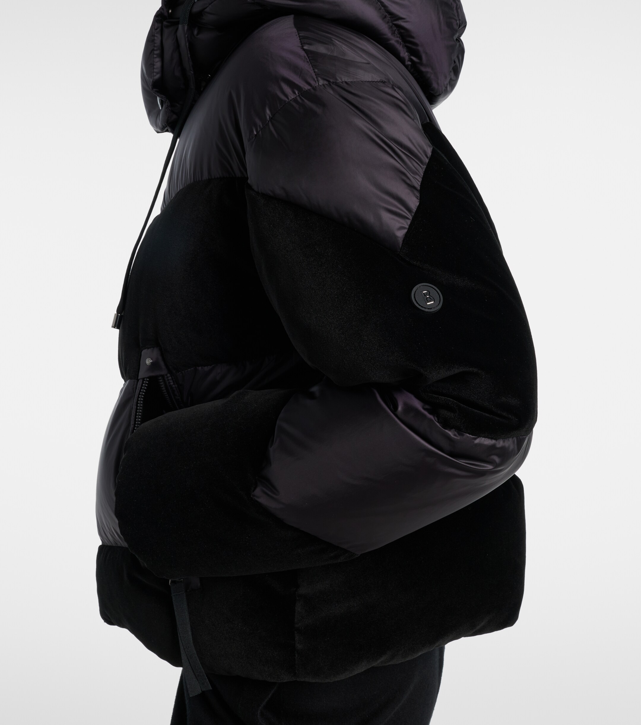 BOGNER Bogner Cathy velvet-trimmed down jacket