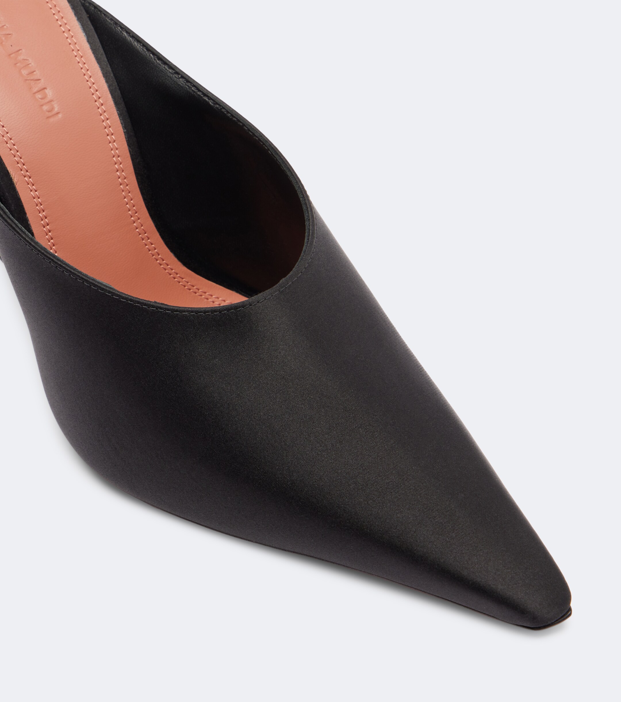 AMINA MUADDI Amina Muaddi Felicia satin mules