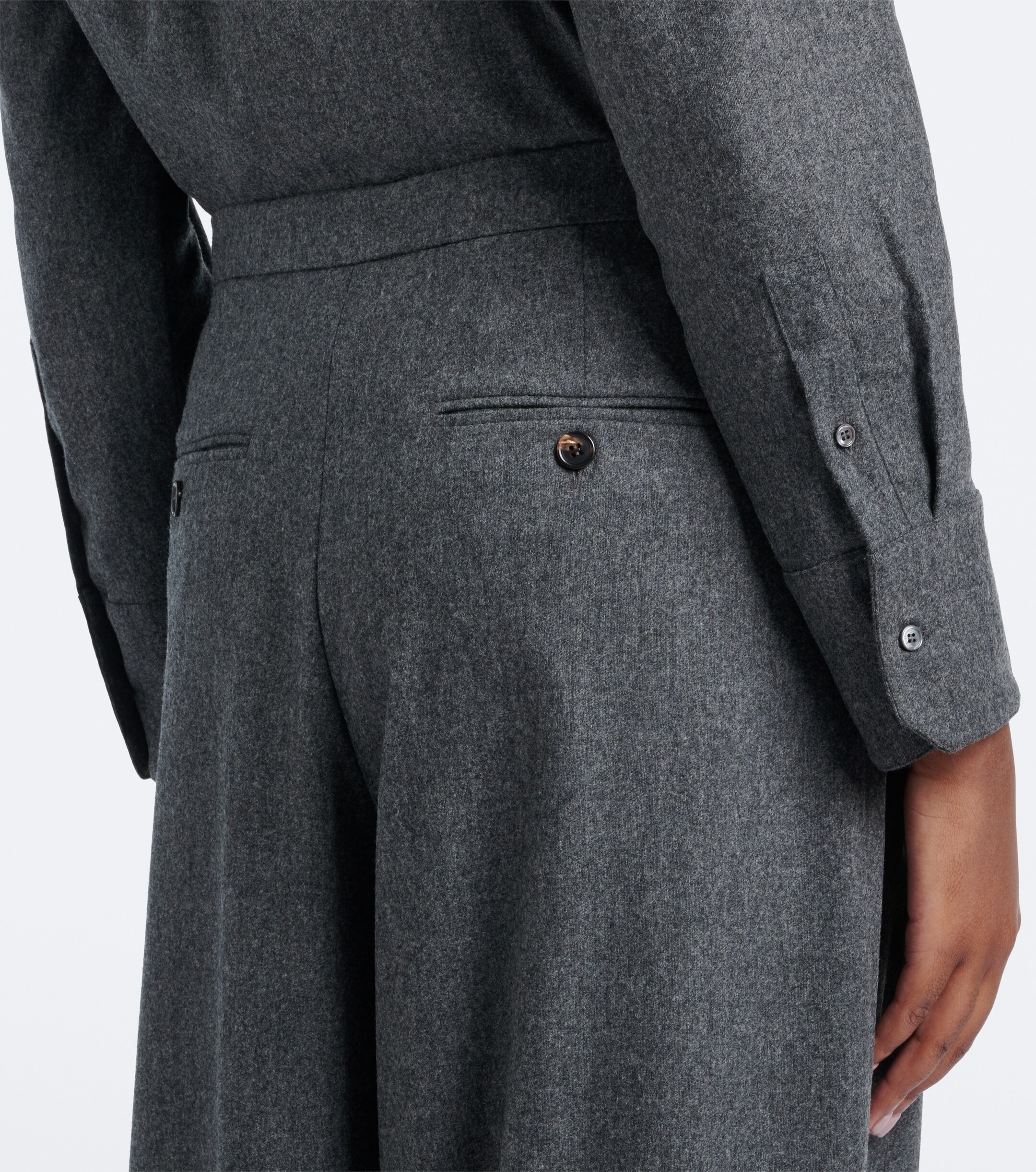 S Max Mara 'S Max Mara Pleated wool wide-leg pants