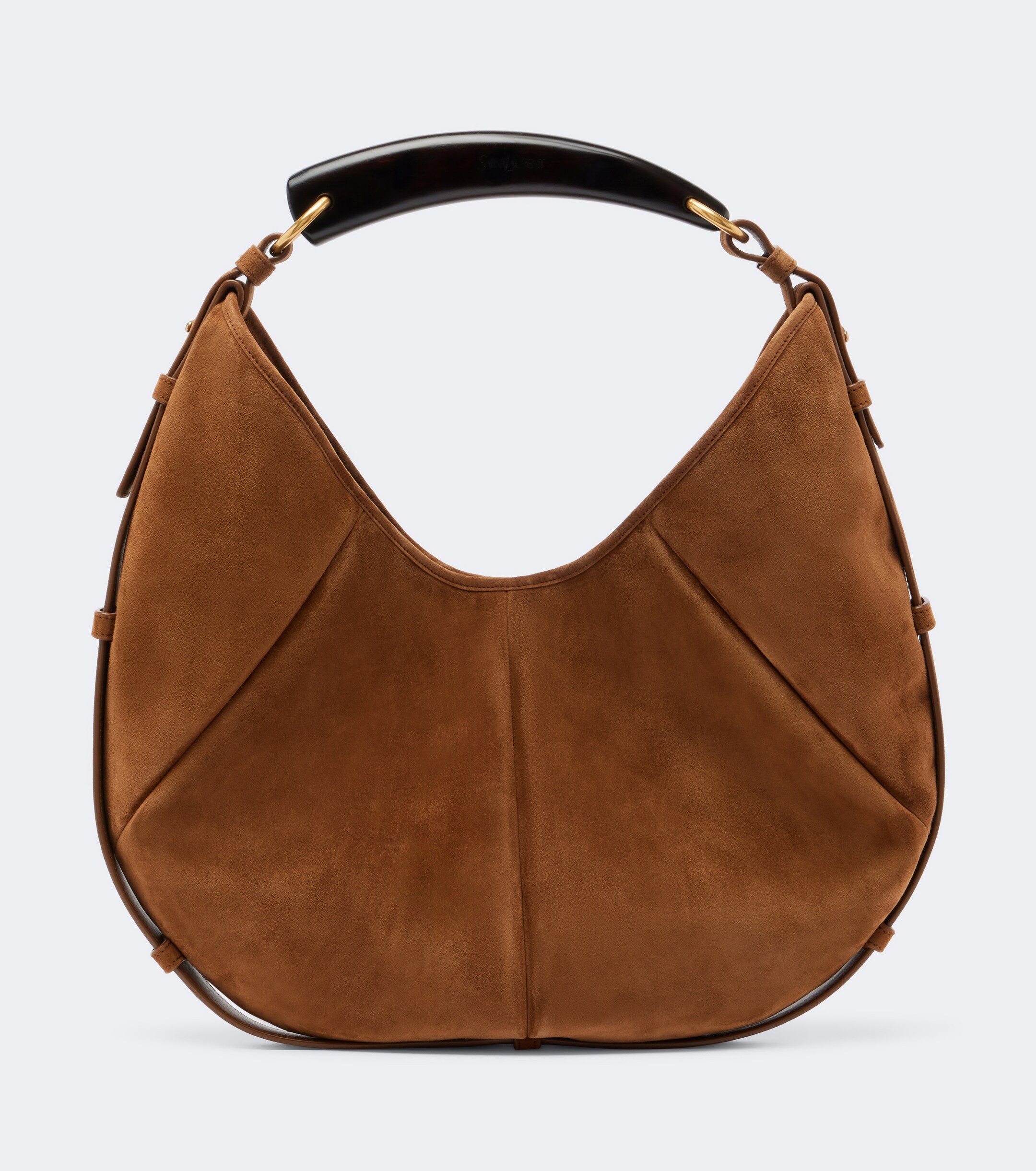 Saint Laurent Mombasa Medium suede shoulder bag
