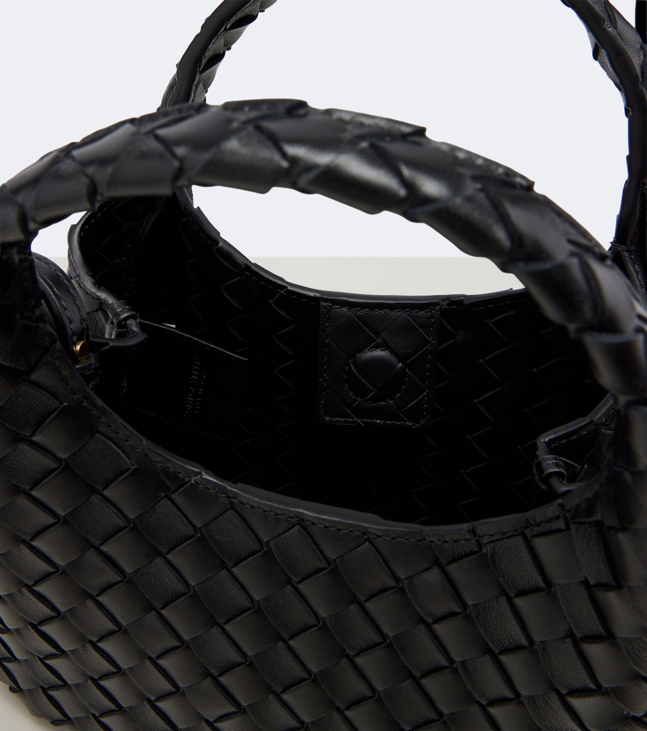 Bottega Veneta Campana Intrecciato Mini leather top-handle bag