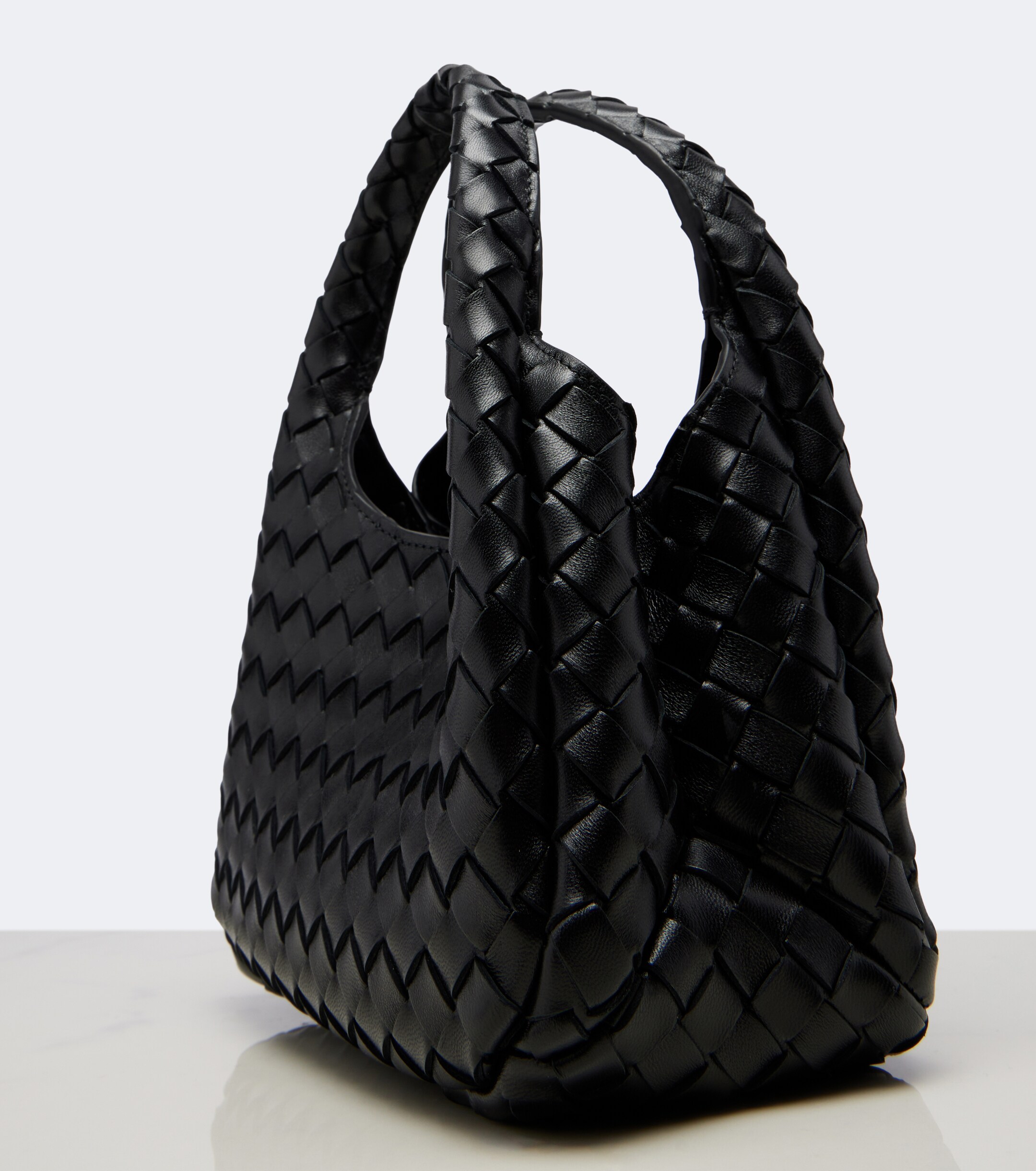 Bottega Veneta Campana Intrecciato Mini leather top-handle bag