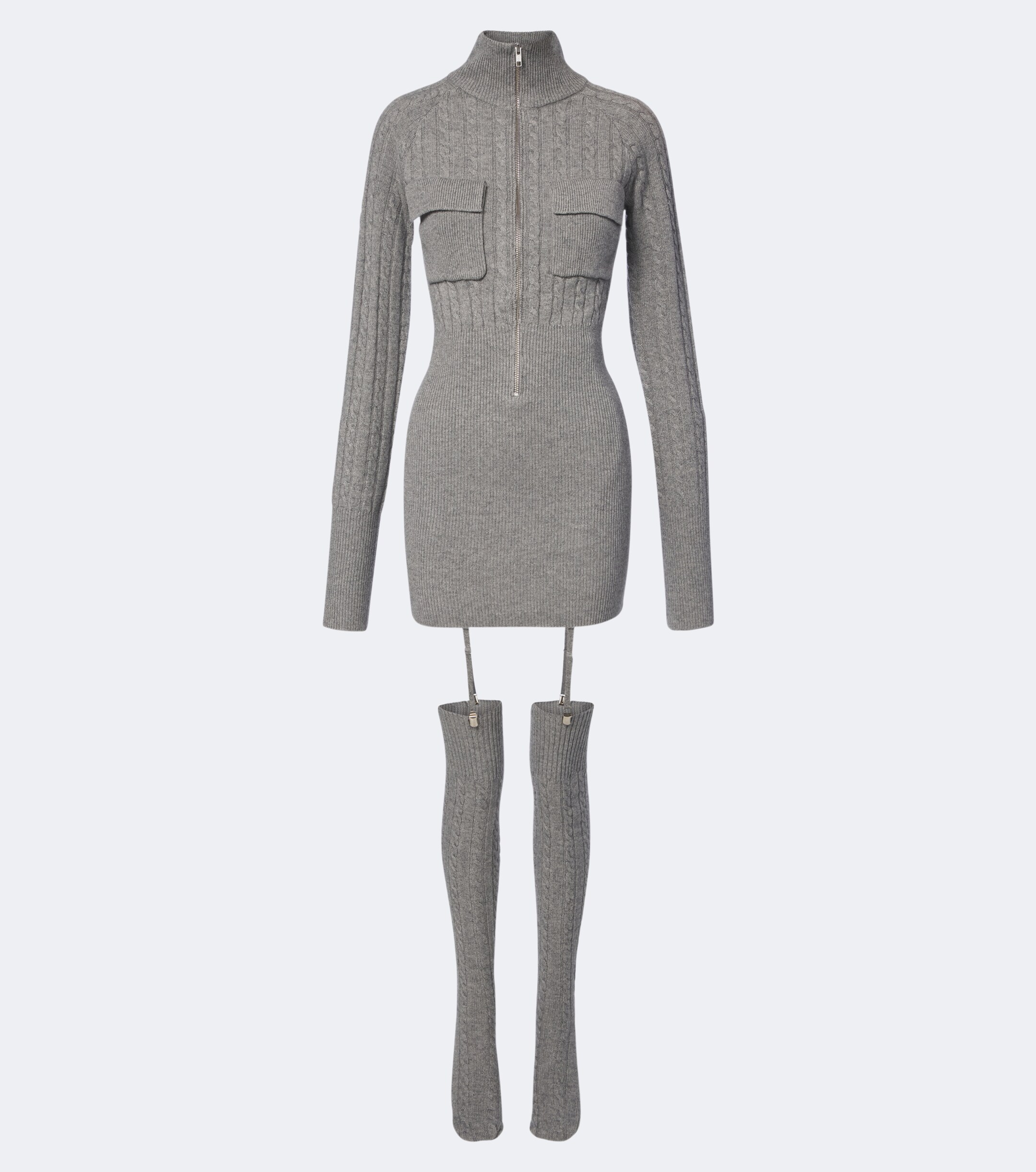 Aya Muse Aya Muse Rovo minidress and over-the-knee socks set