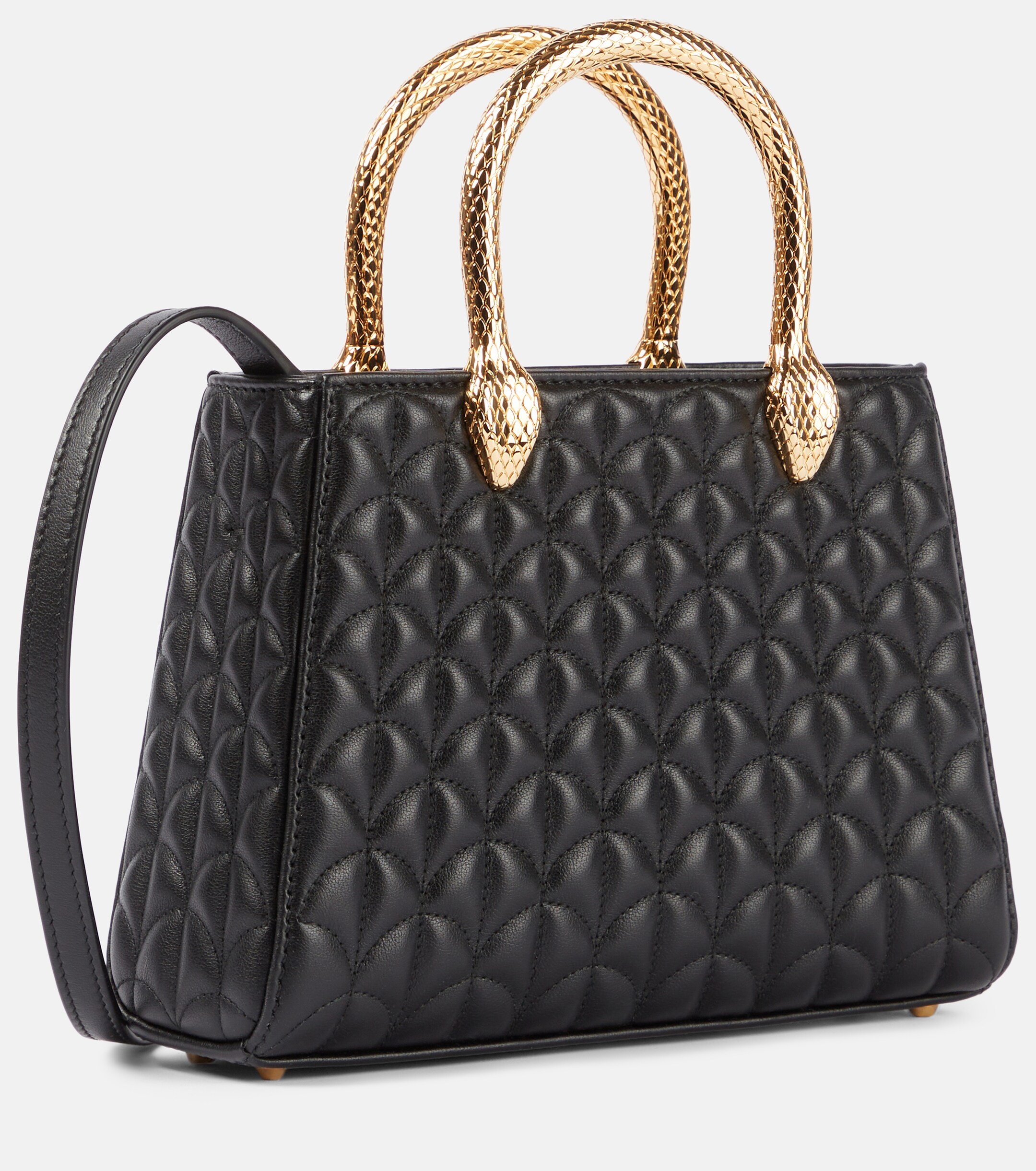 Bvlgari Serpentine Duo leather top-handle bag thumbnail