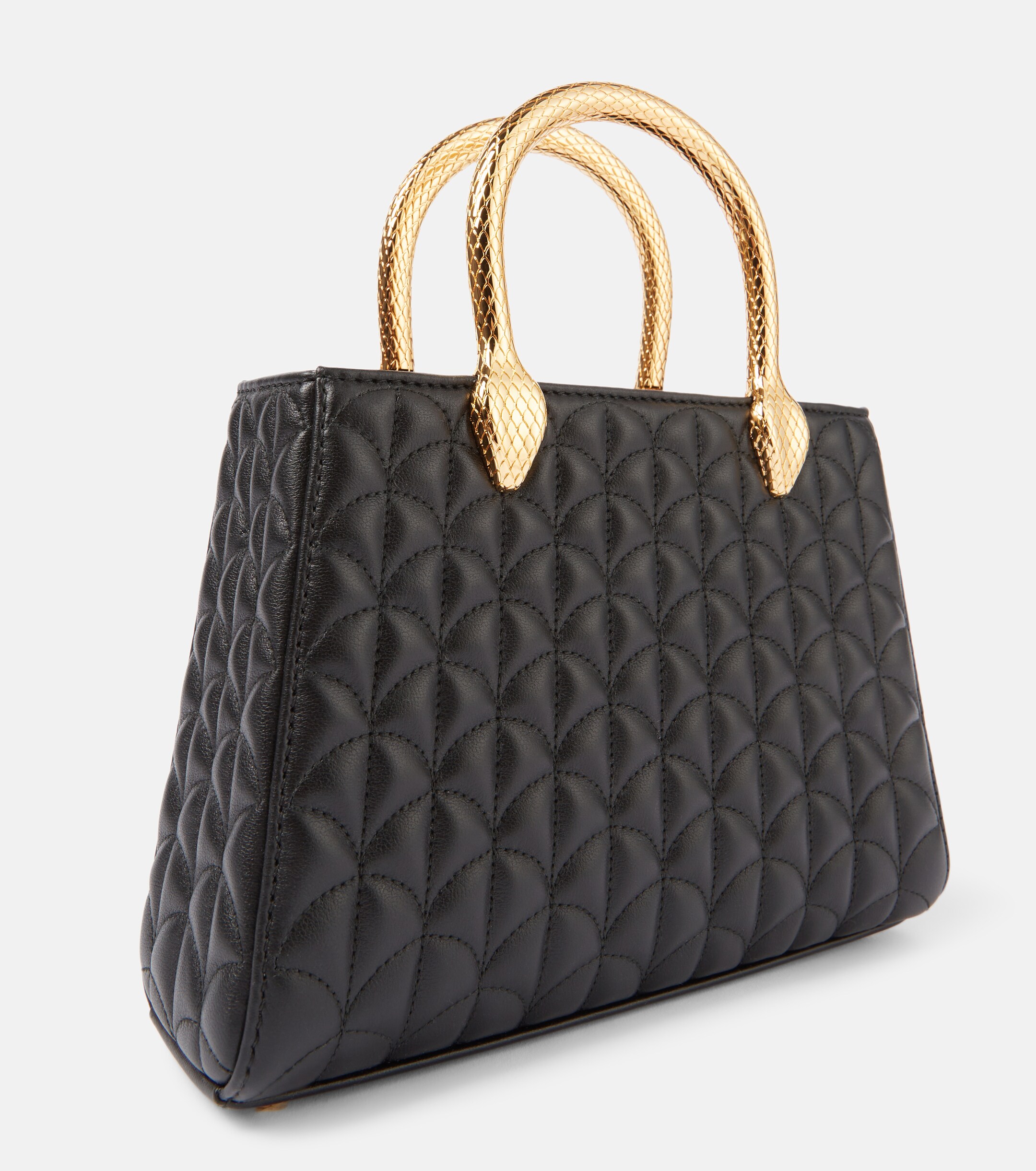Bvlgari Serpentine Duo leather top-handle bag thumbnail