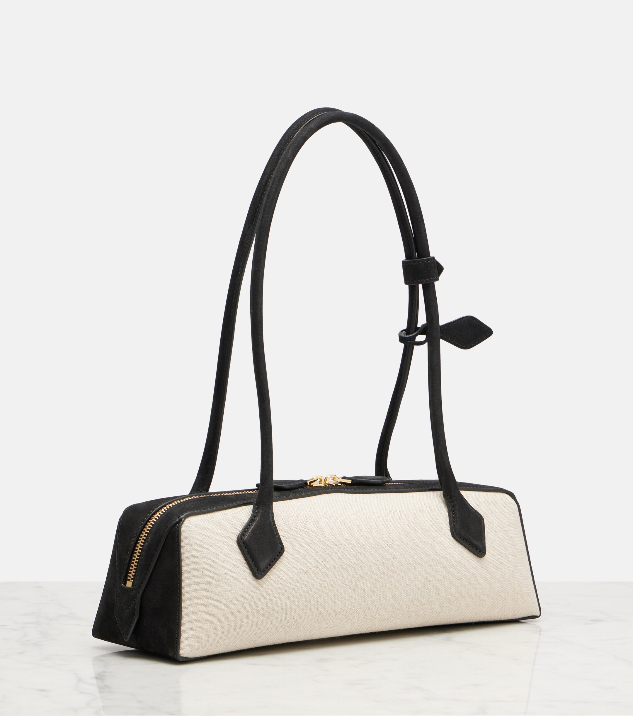 Alaïa Le Teckel Medium canvas shoulder bag