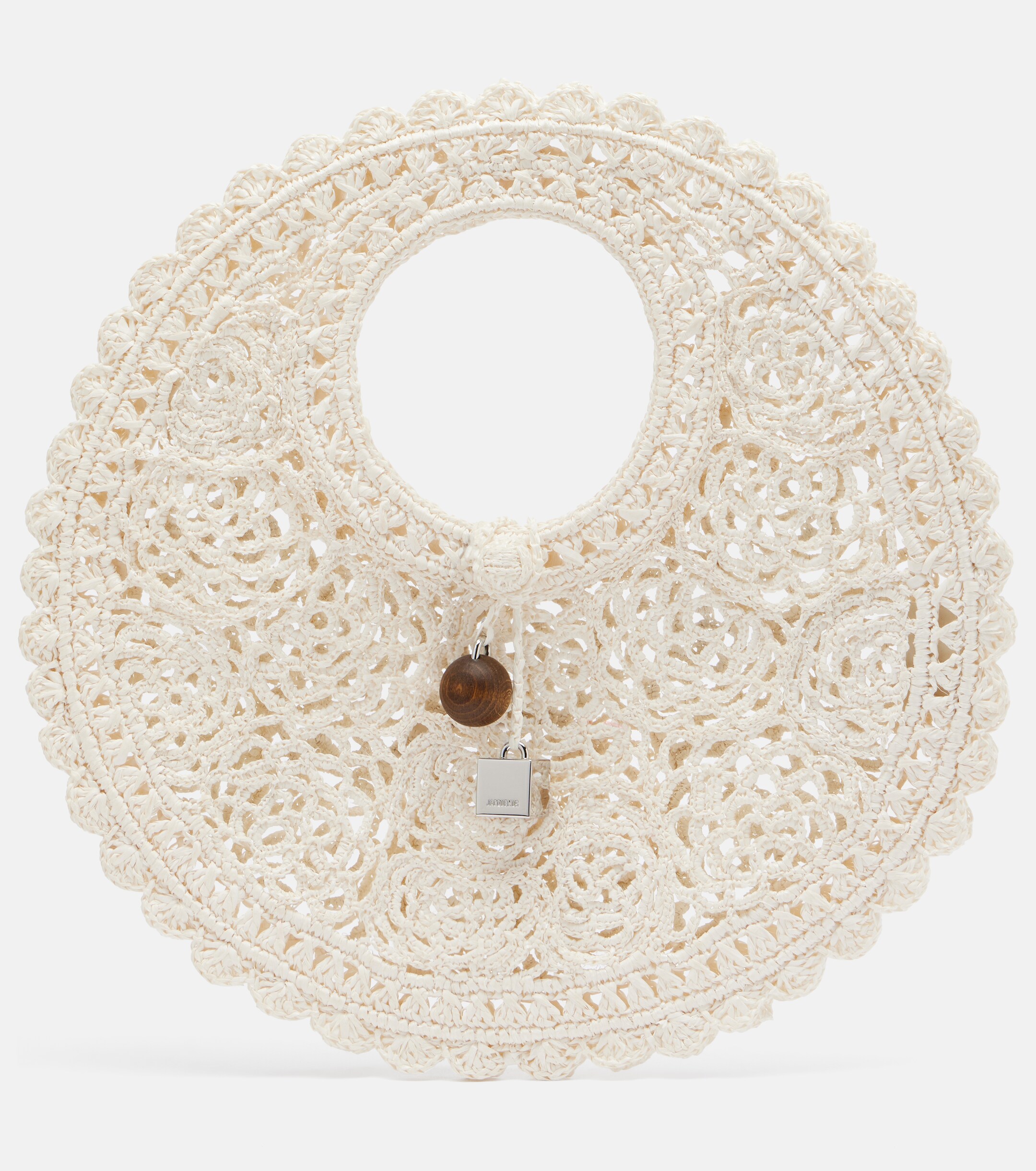 Jacquemus Spiaggia Small crochet top-handle bag