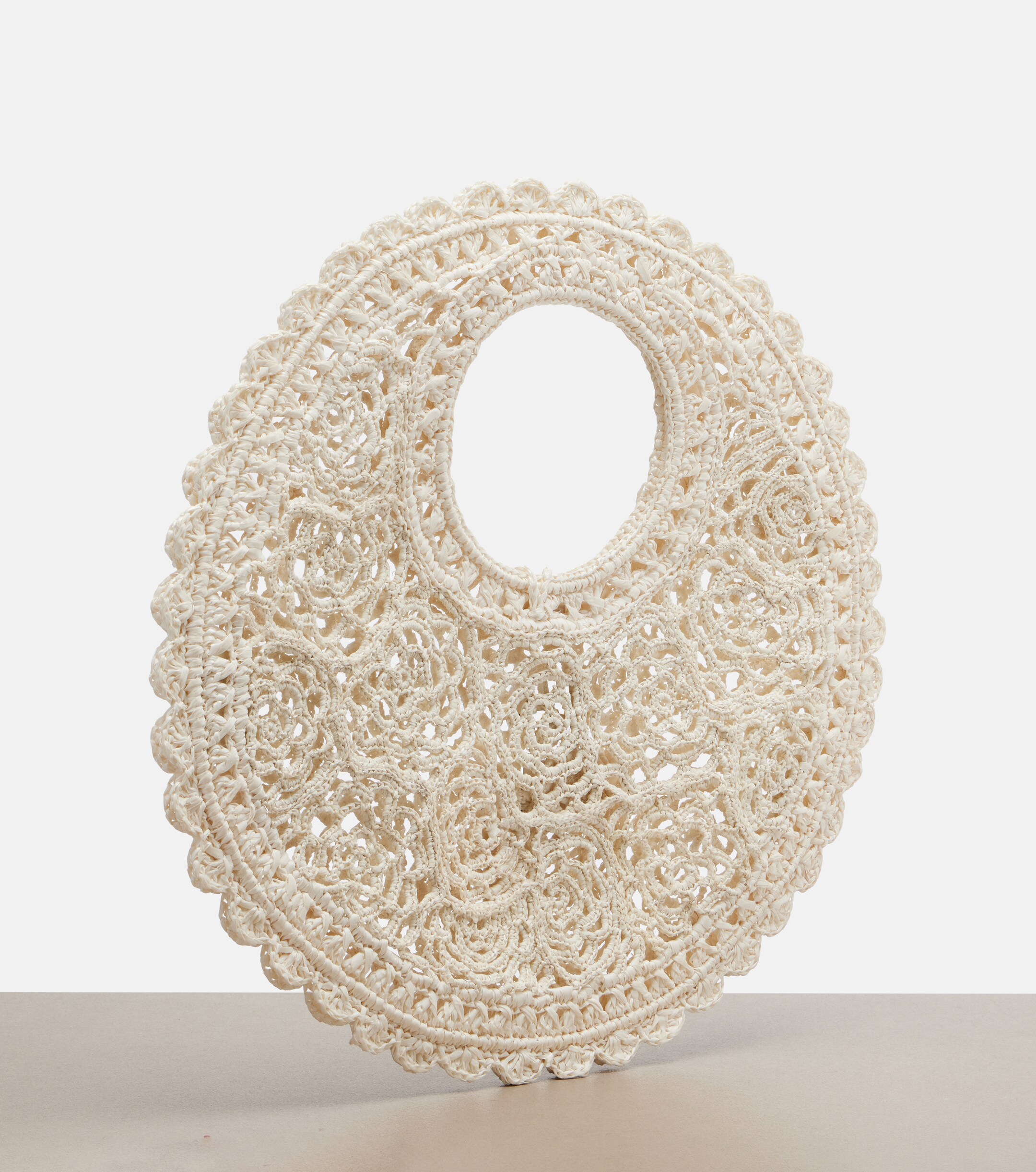 Jacquemus Spiaggia Small crochet top-handle bag