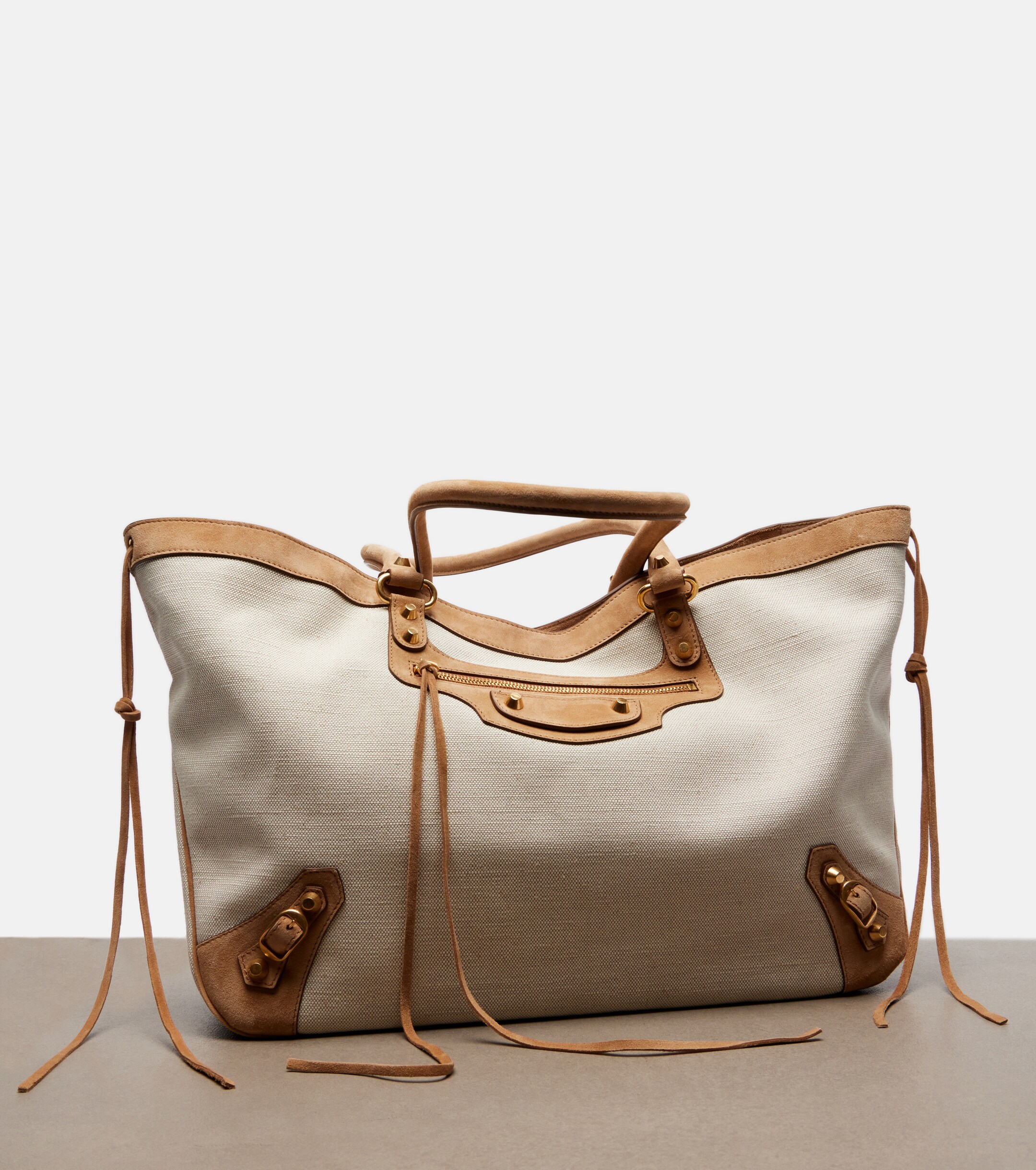 Balenciaga Le City Beach Medium canvas tote bag