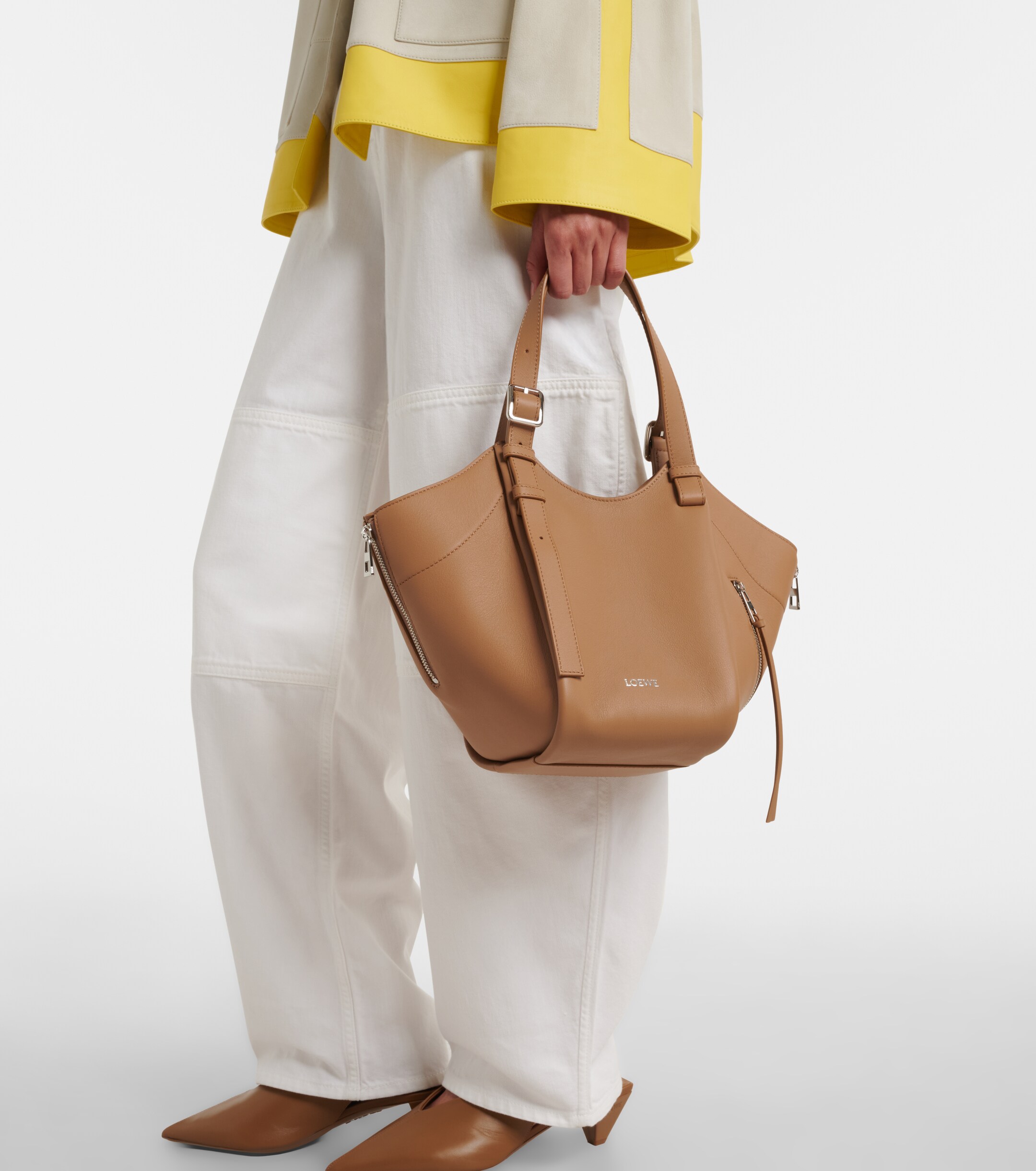 Loewe Hammock Flip Medium leather top-handle bag