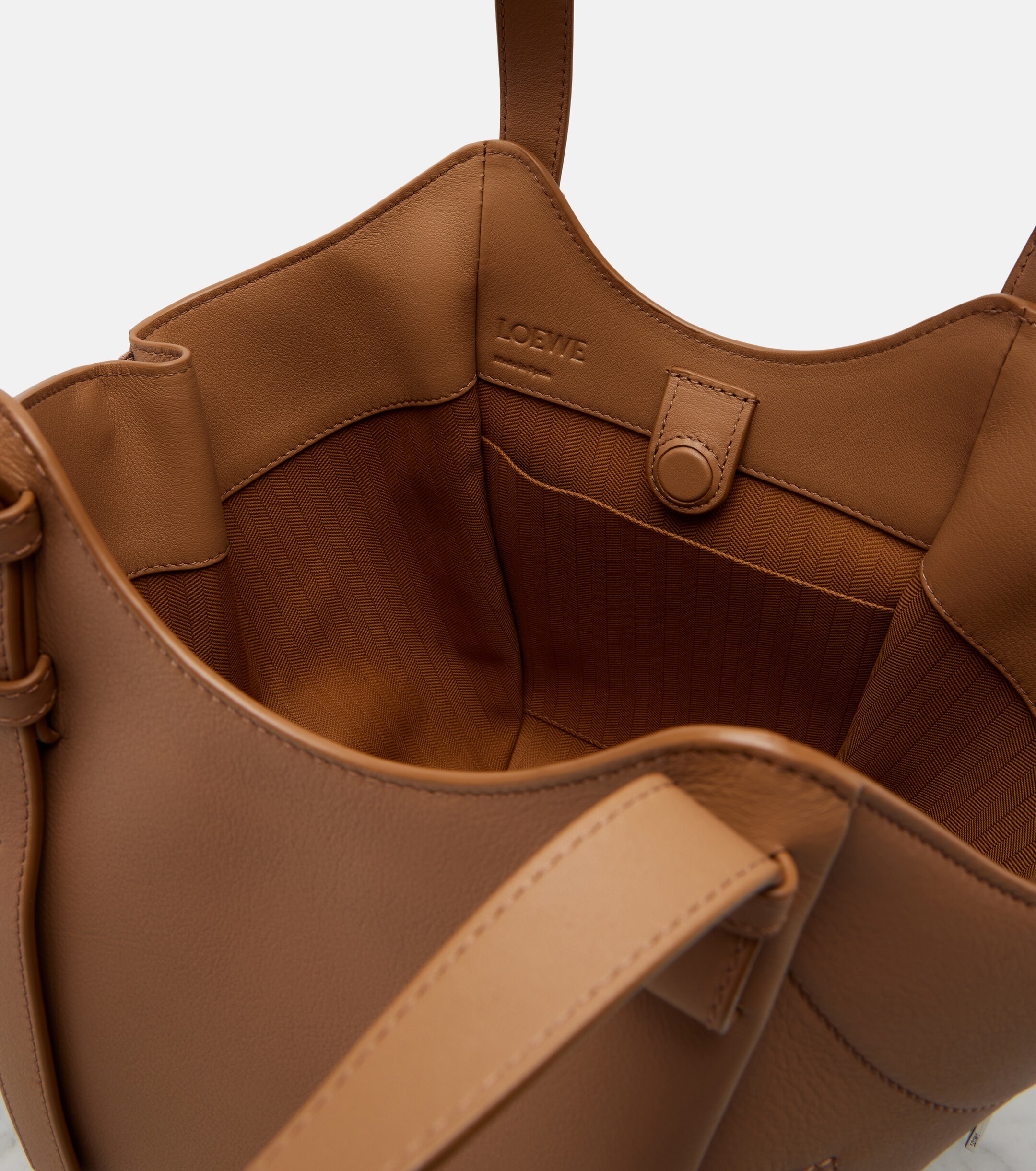 Loewe Hammock Flip Medium leather top-handle bag