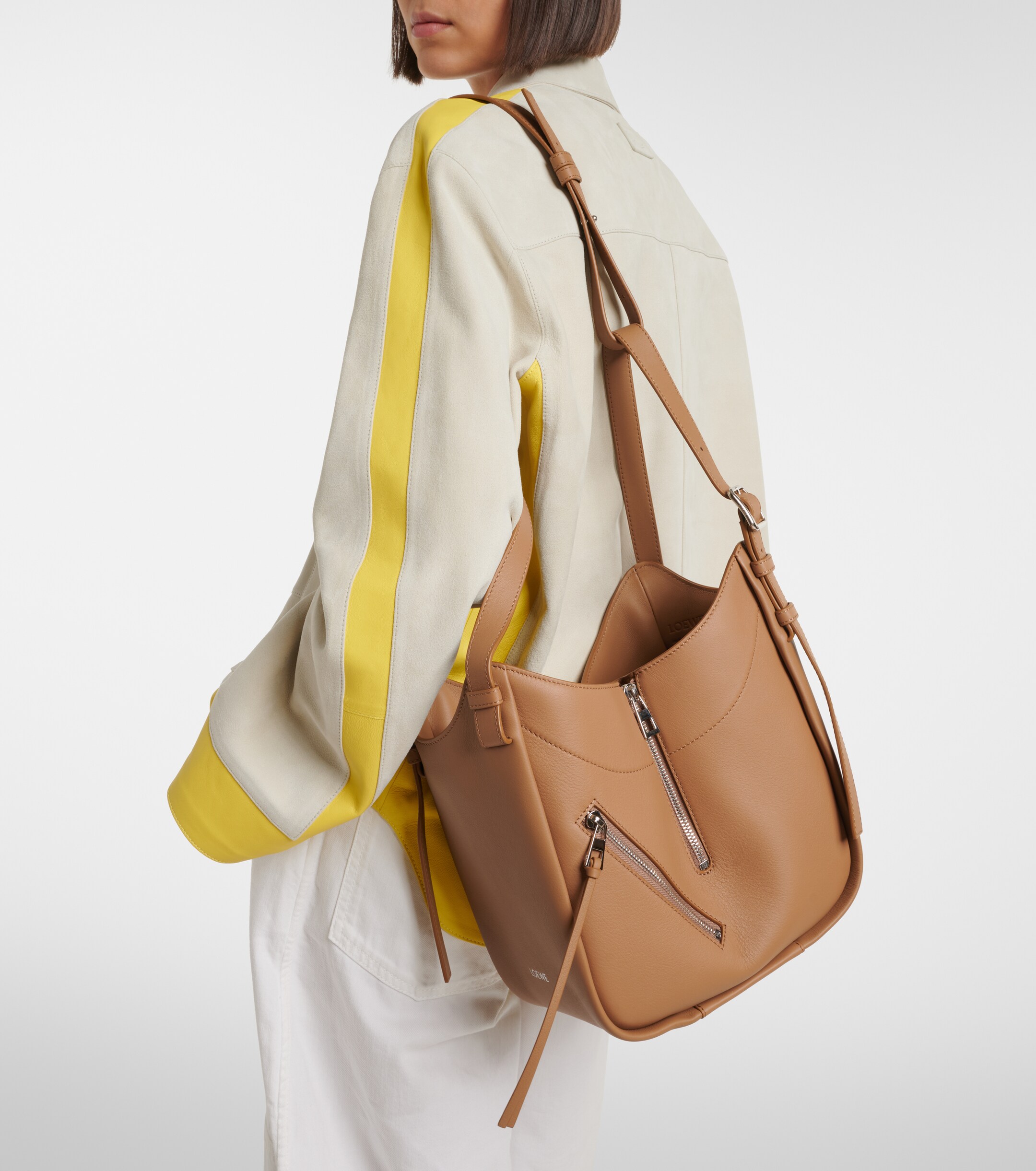 Loewe Hammock Flip Medium leather top-handle bag