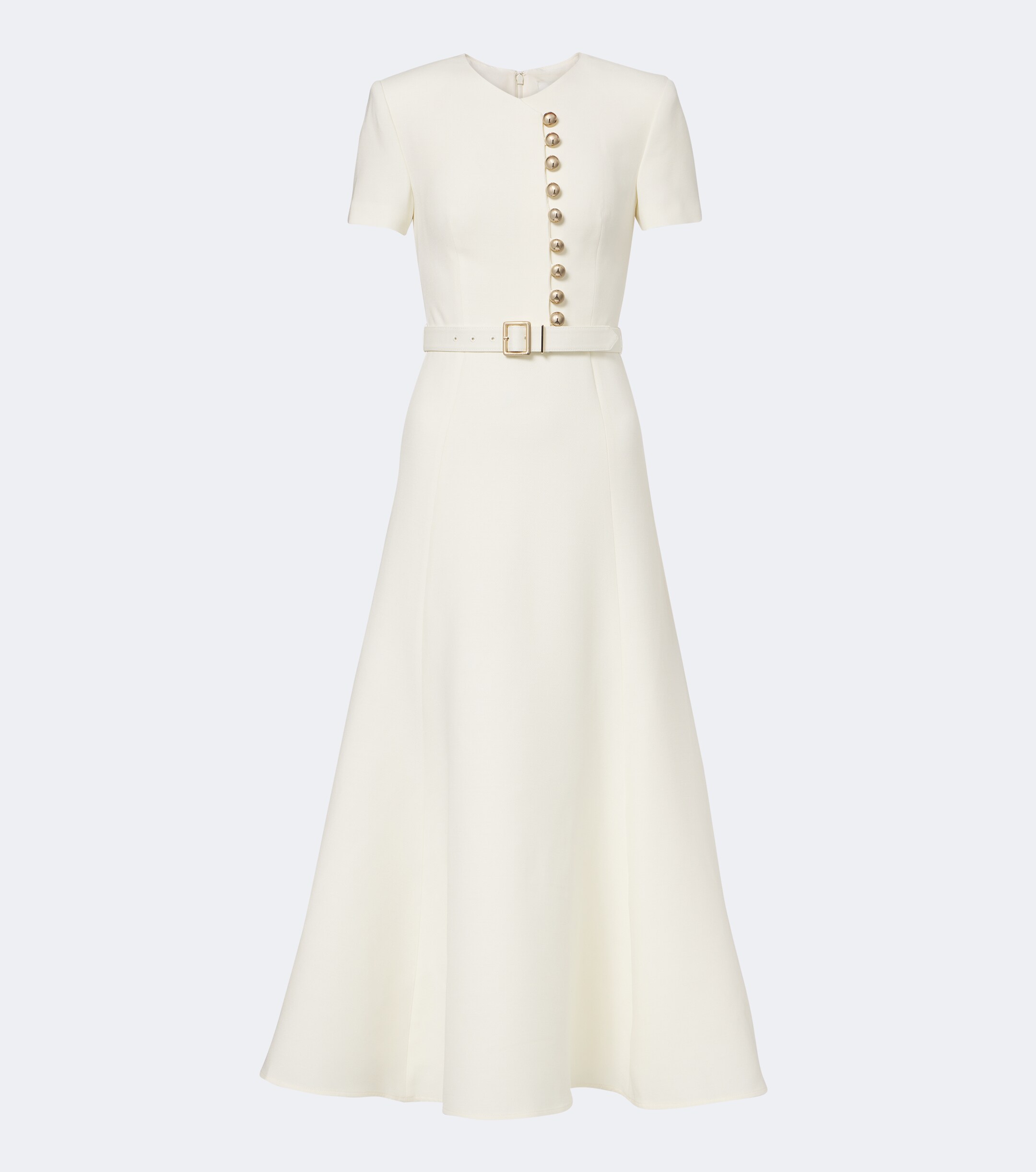 Roland Mouret Roland Mouret Belted wool and silk cocktail dress
