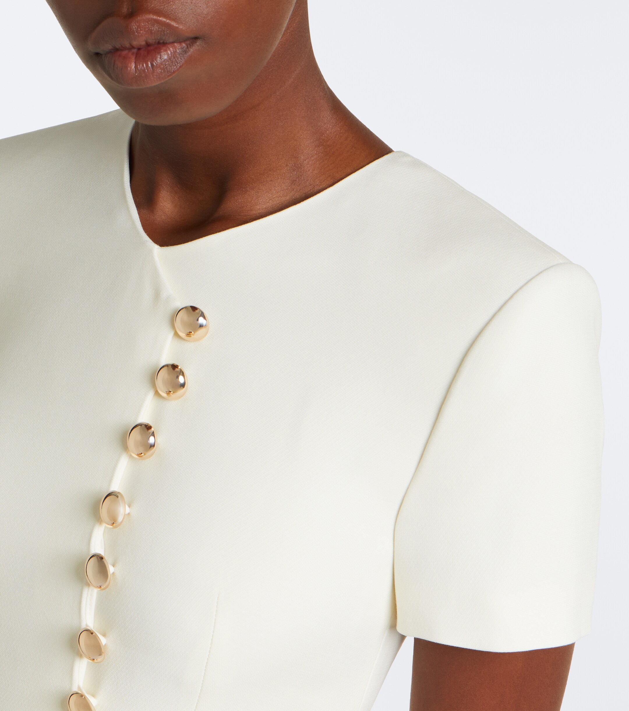 Roland Mouret Roland Mouret Belted wool and silk cocktail dress
