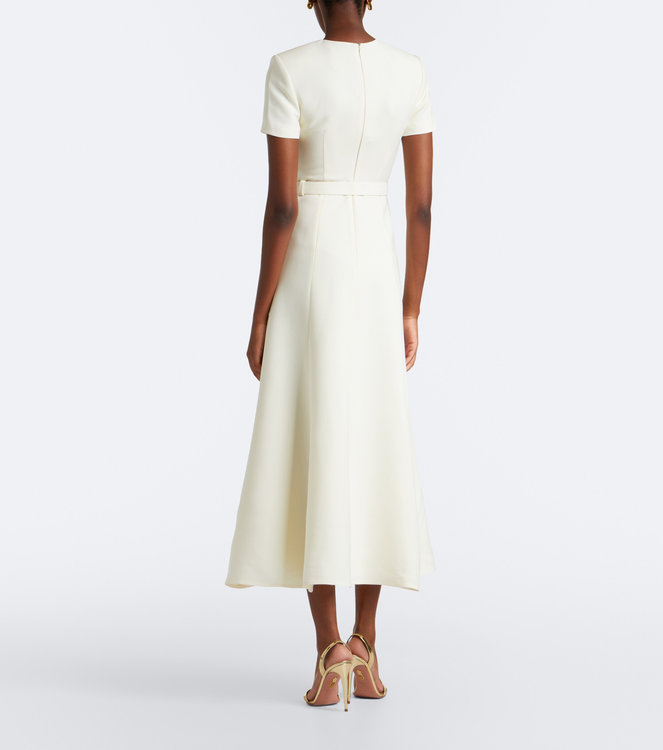 Roland Mouret Roland Mouret Belted wool and silk cocktail dress