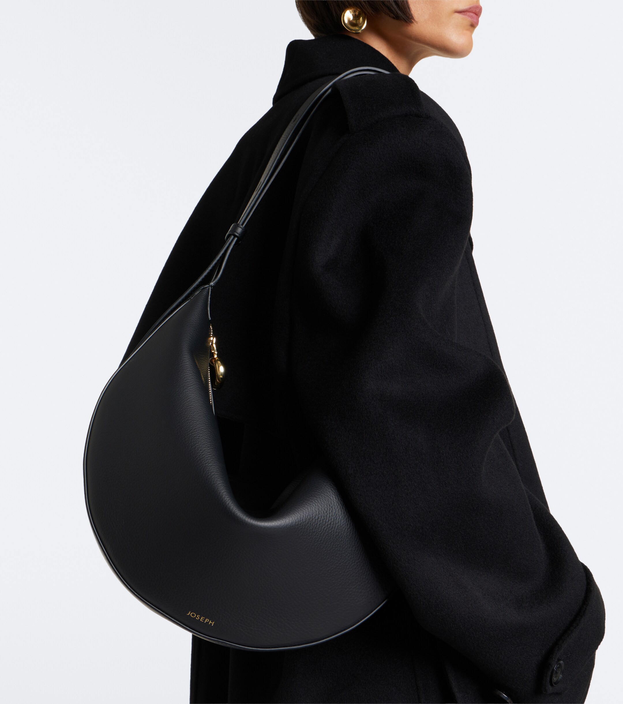 JOSEPH Bean Large leather shoulder bag