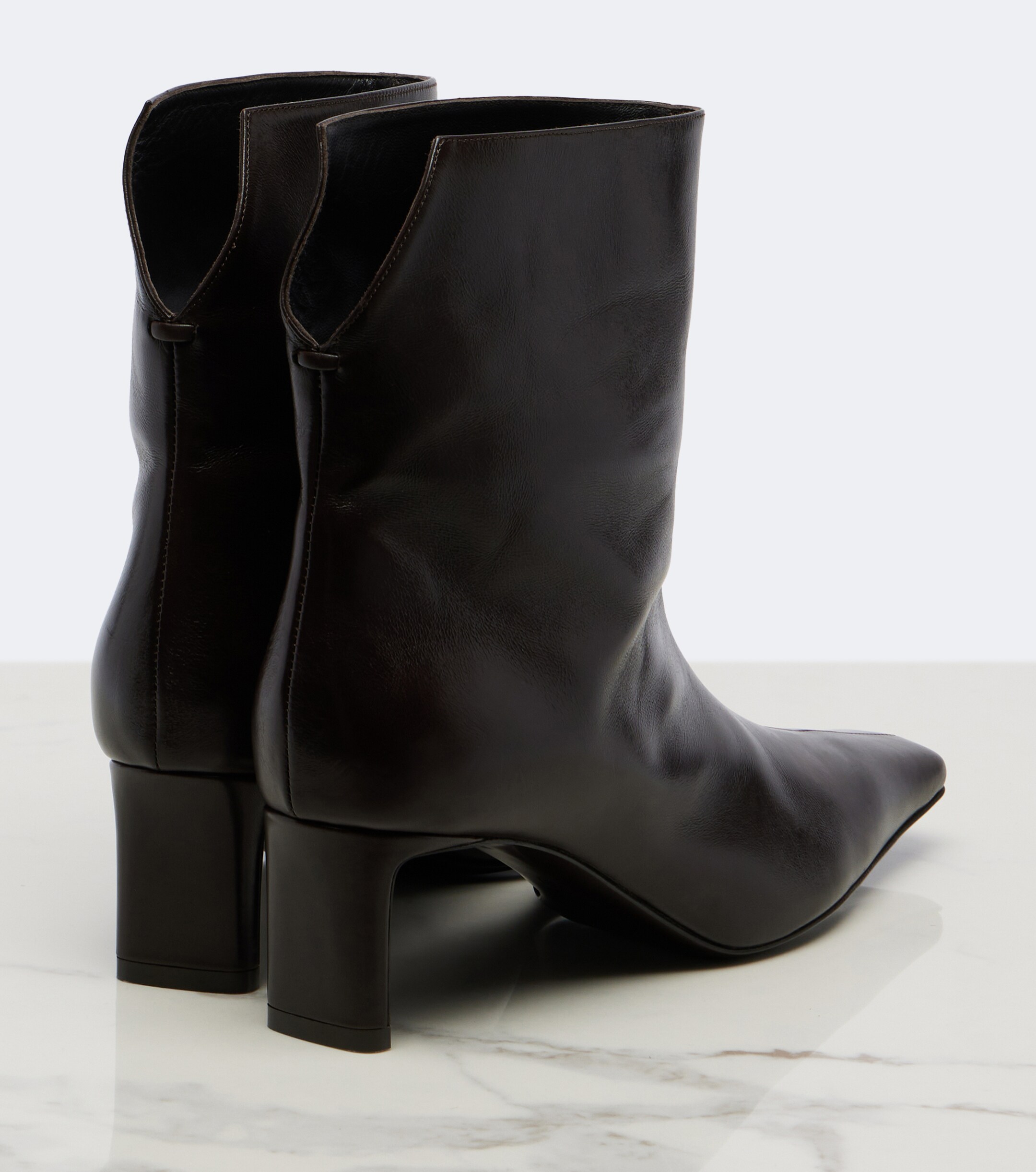 KHAITE Khaite Ona leather ankle boots