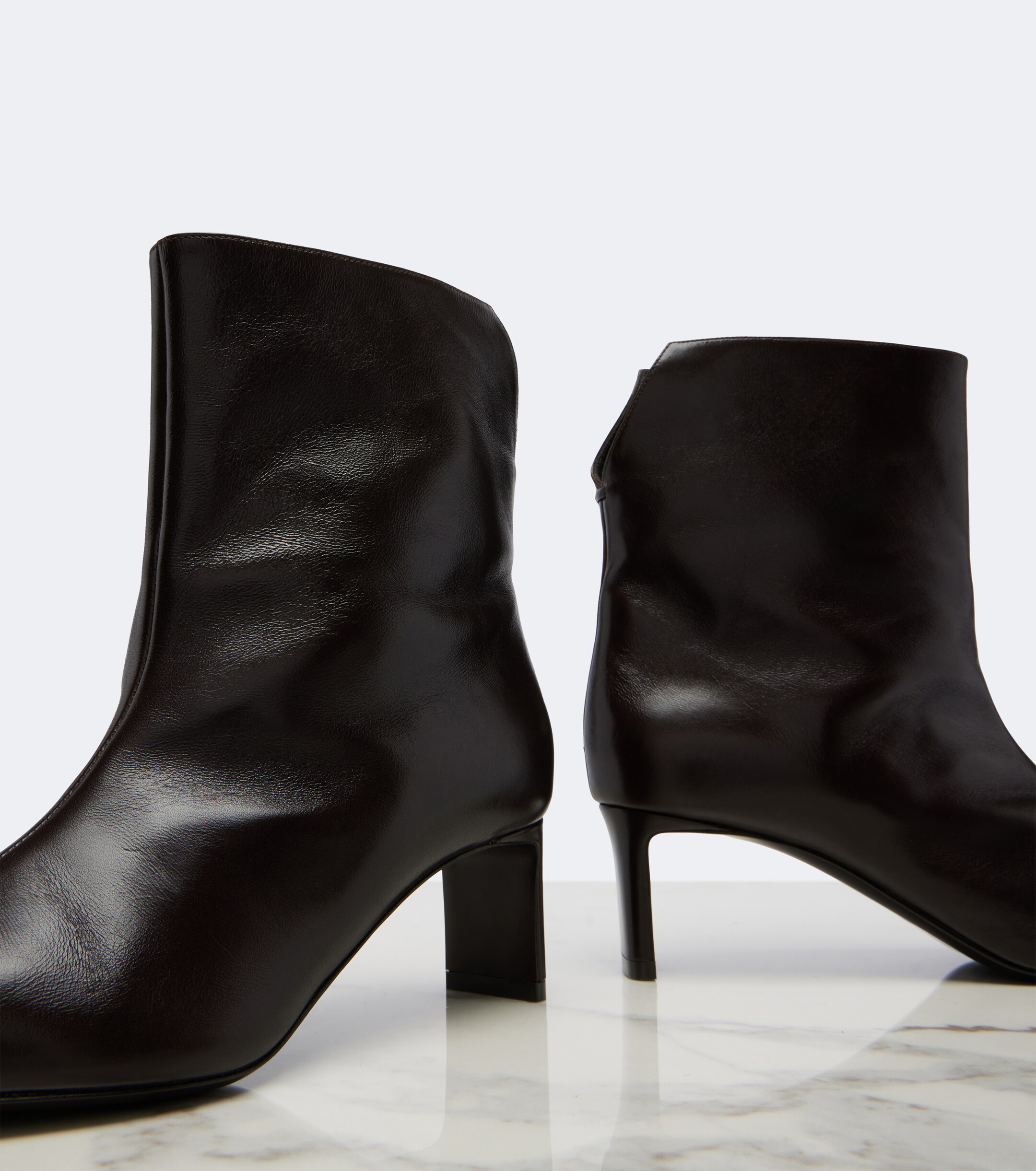 KHAITE Khaite Ona leather ankle boots