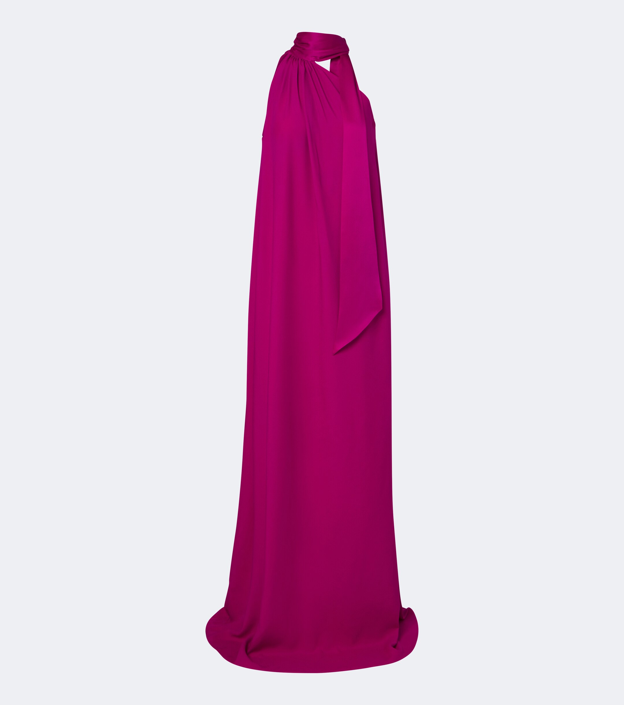 Taller Marmo Taller Marmo Astor scarf-detail draped one-shoulder gown