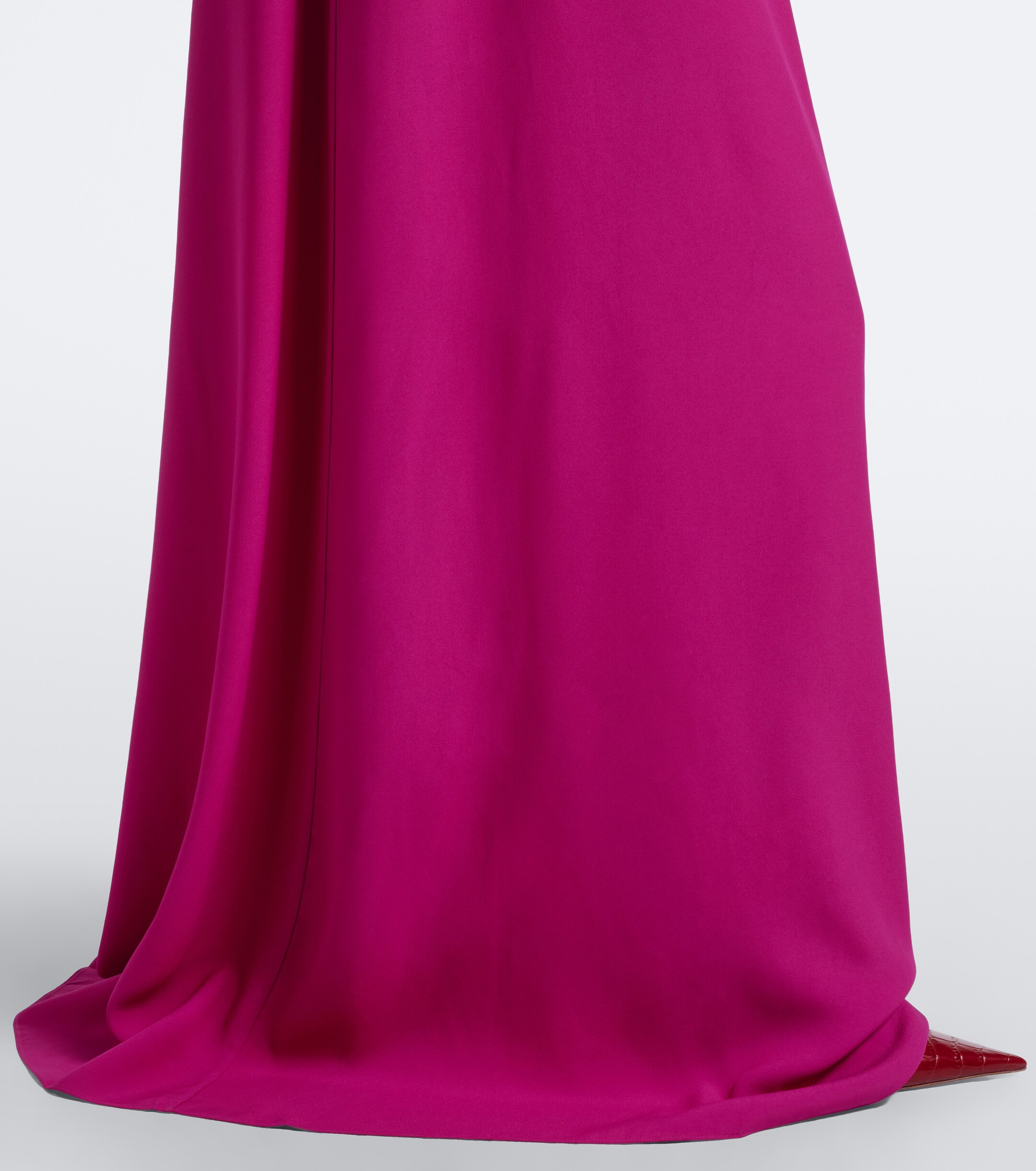 Taller Marmo Taller Marmo Astor scarf-detail draped one-shoulder gown