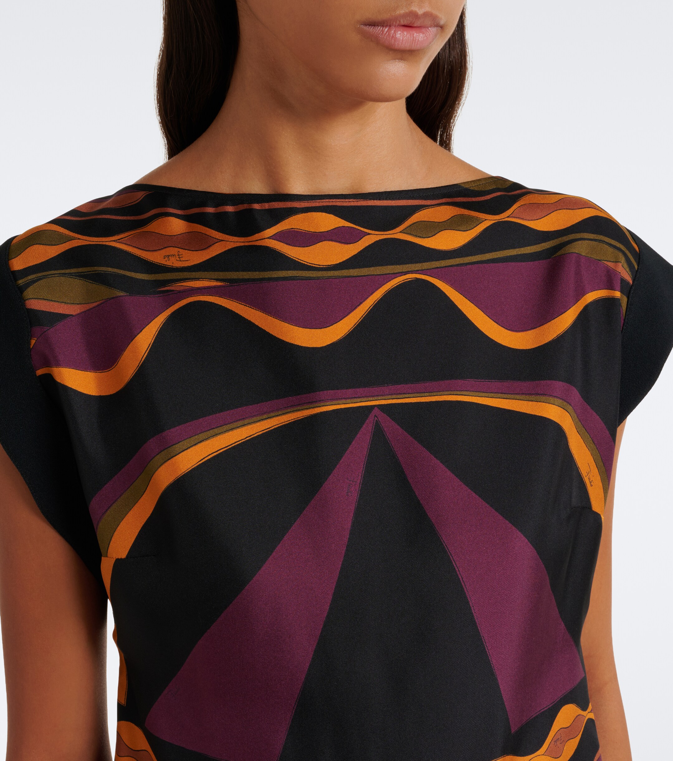 Pucci Pucci Dune silk twill top
