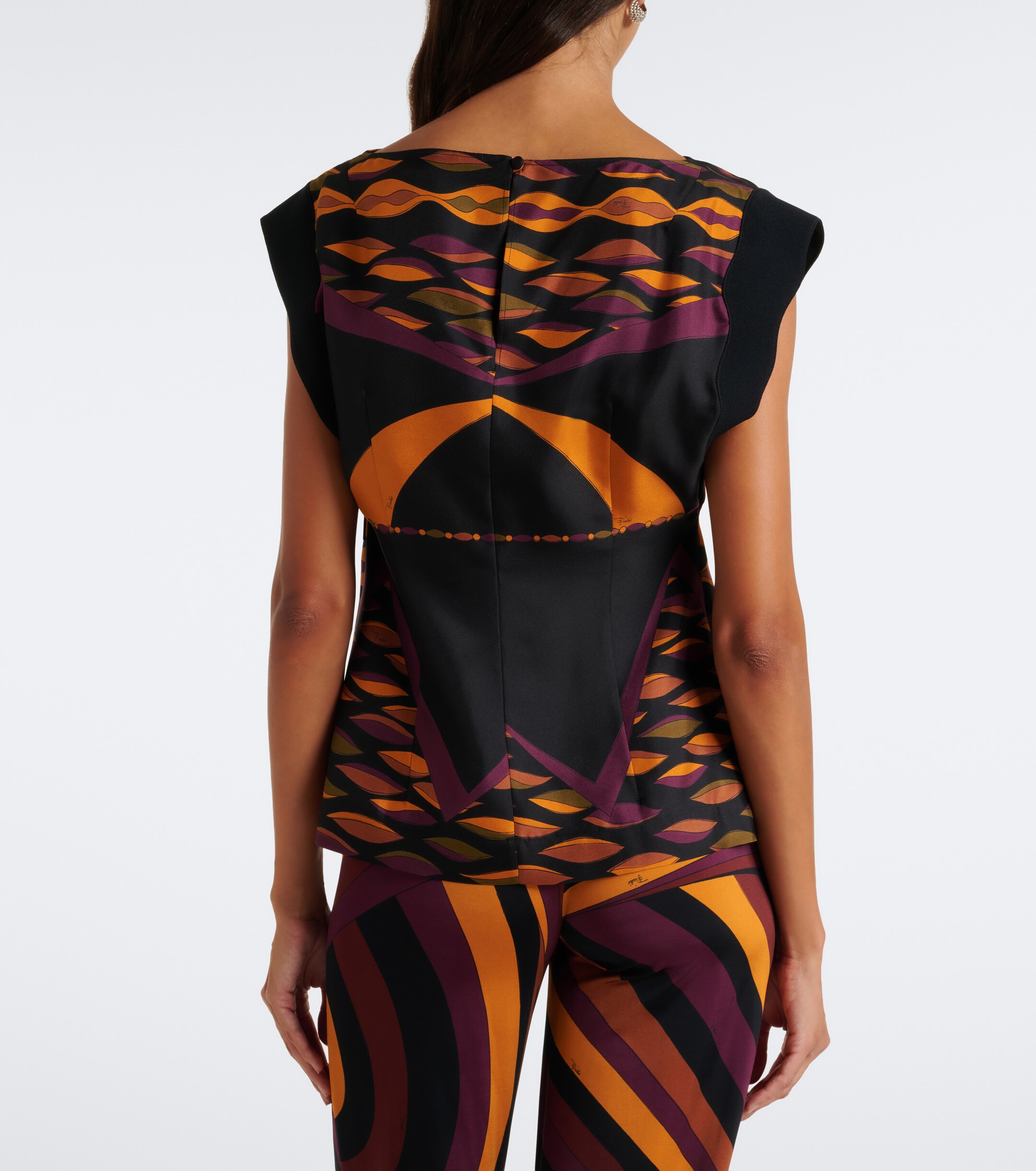 Pucci Pucci Dune silk twill top
