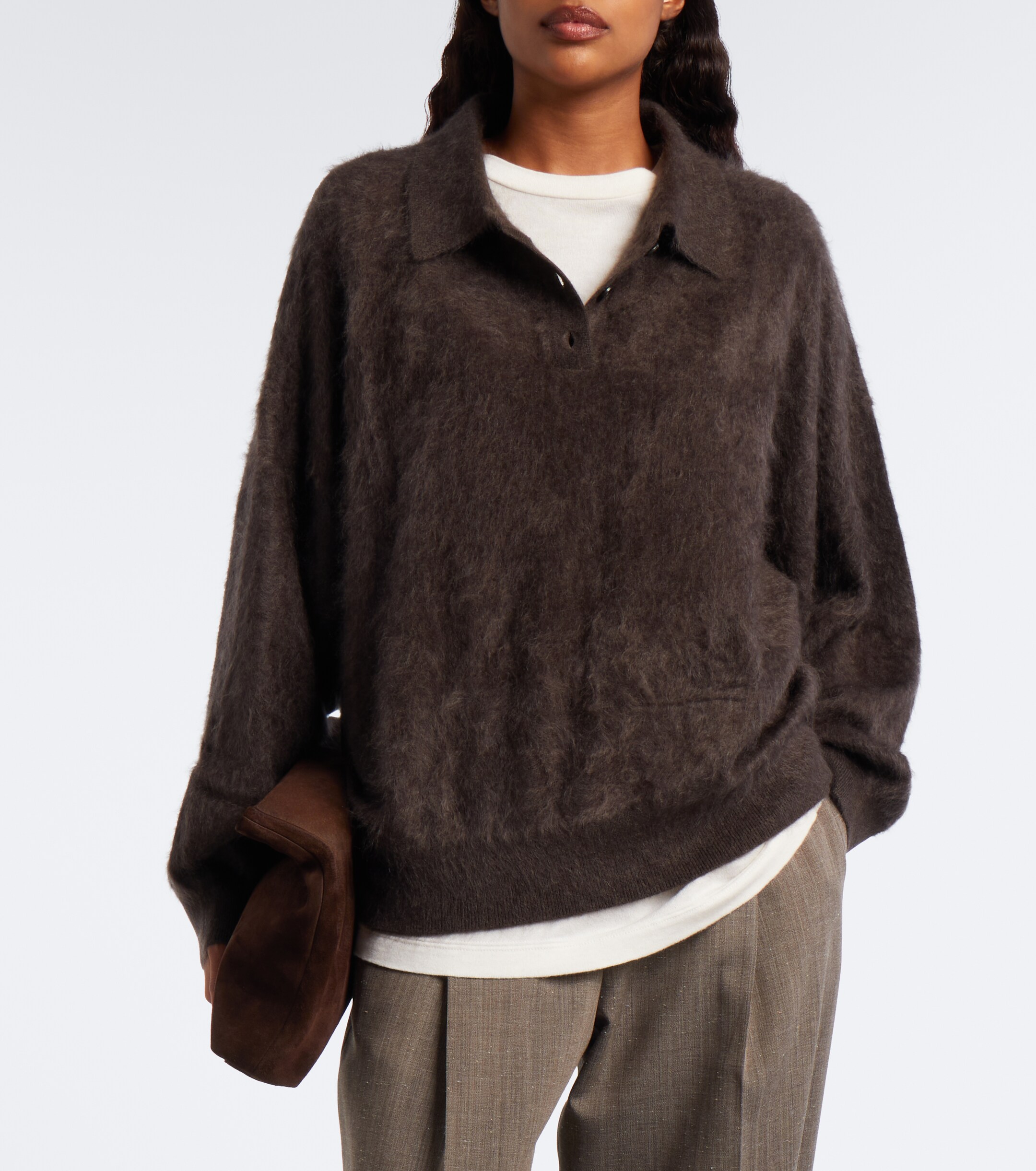 LISA YANG Lisa Yang Valdis cashmere polo sweater