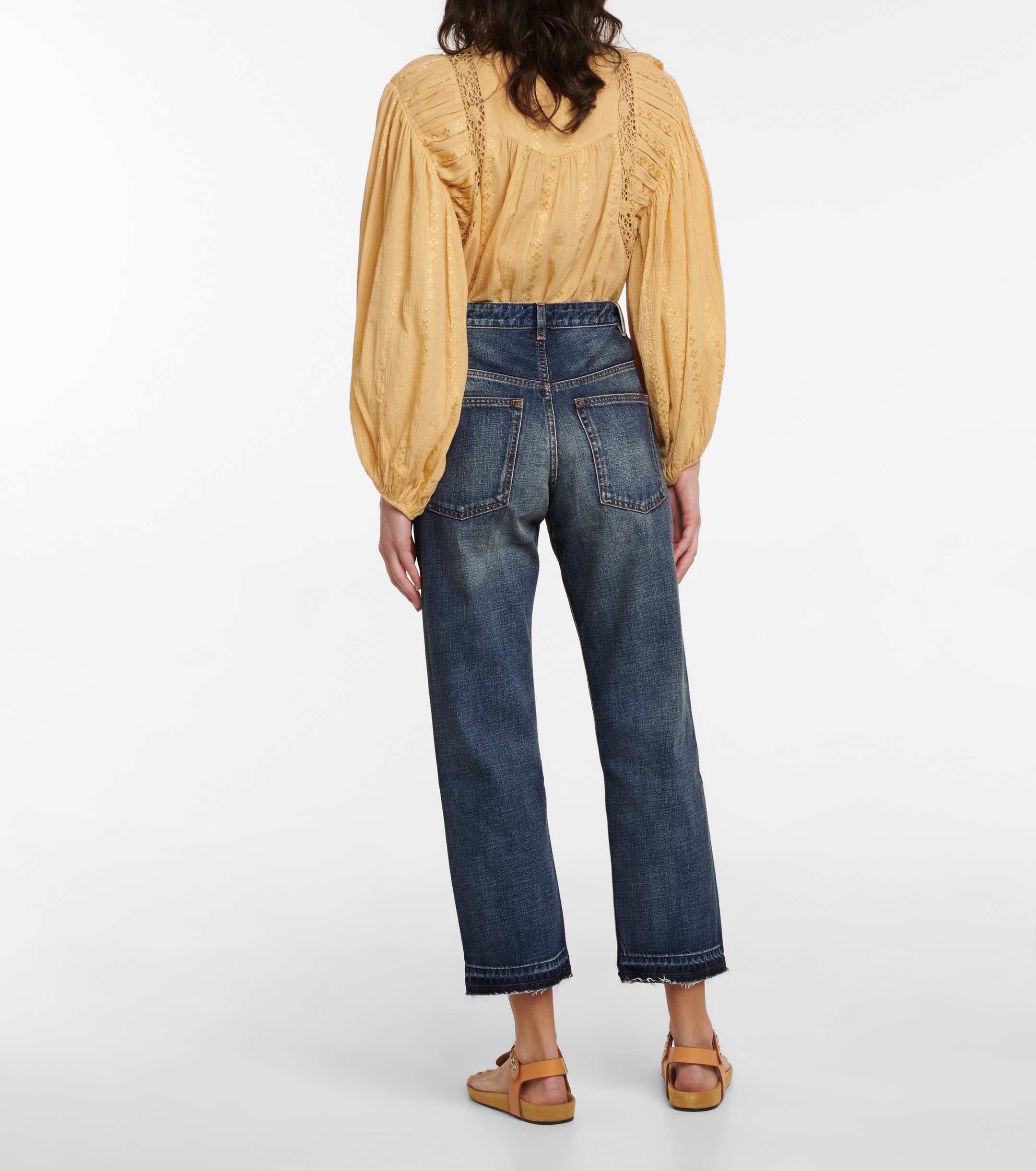 Marant Étoile Belden high-rise straight jeans