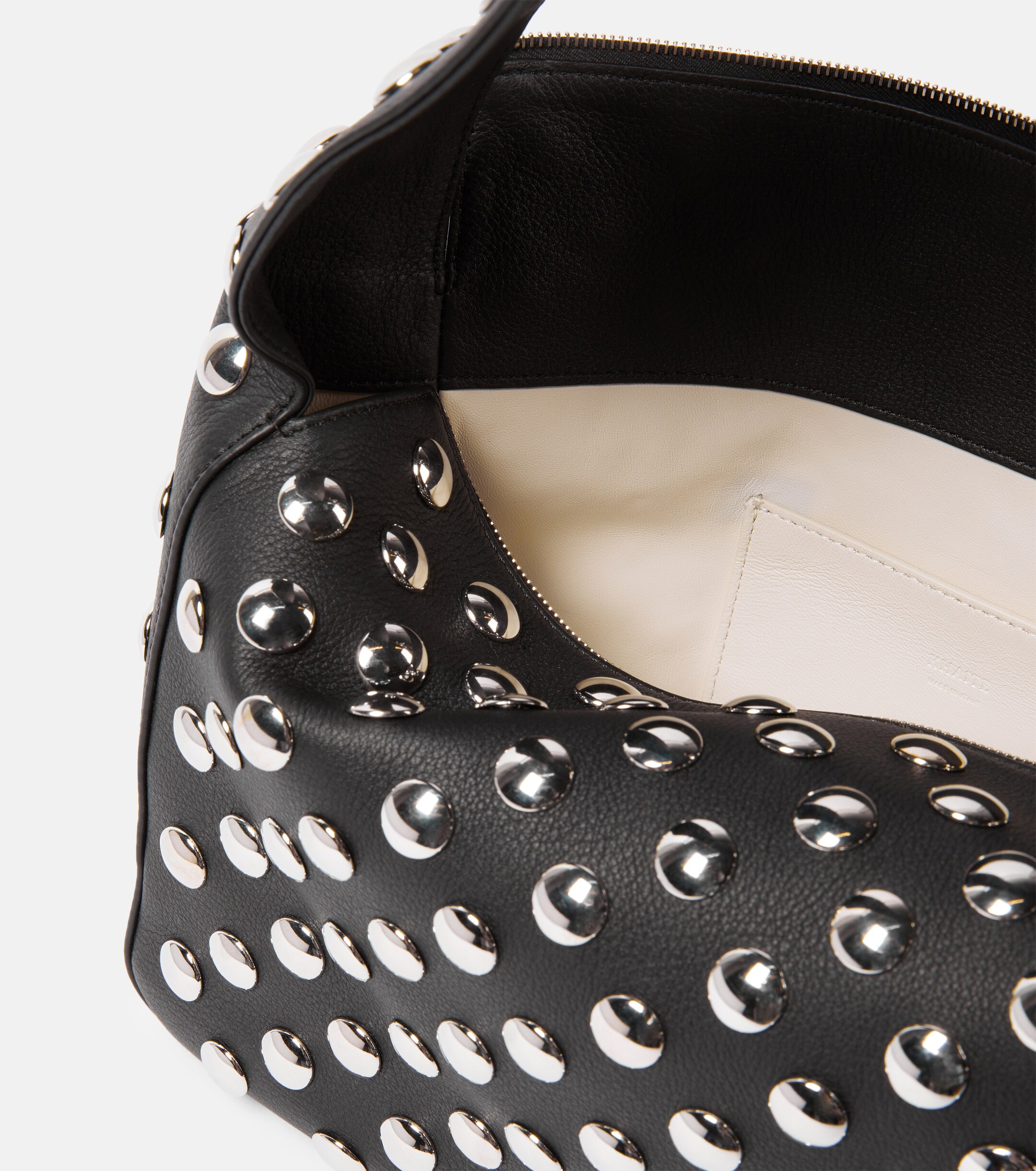 KHAITE Elena Medium studded leather shoulder bag