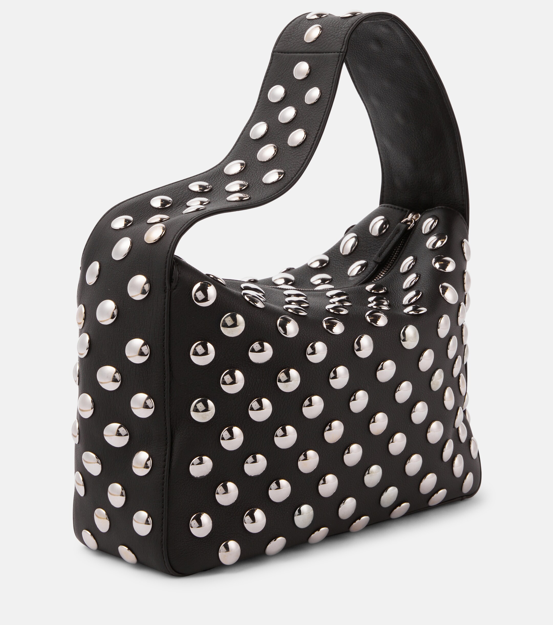 KHAITE Elena Medium studded leather shoulder bag