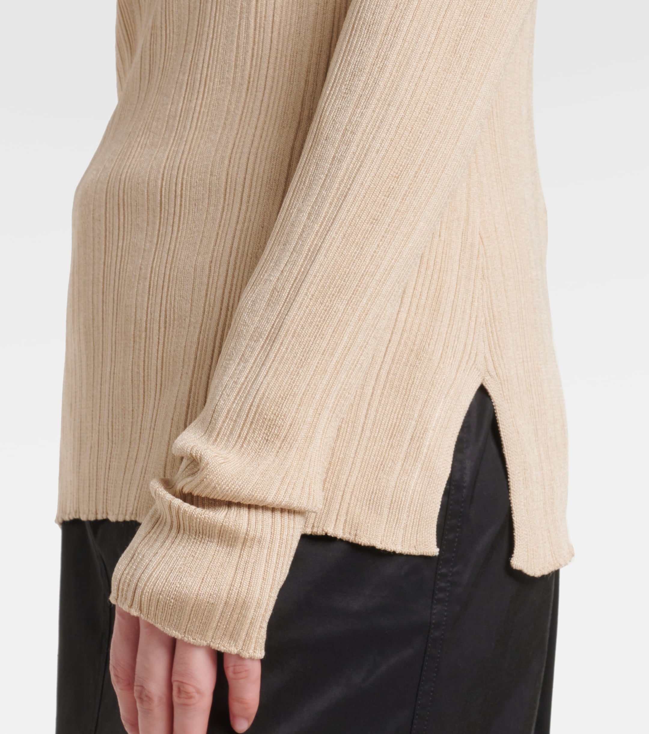 TOTEME Jersey polo sweater thumbnail