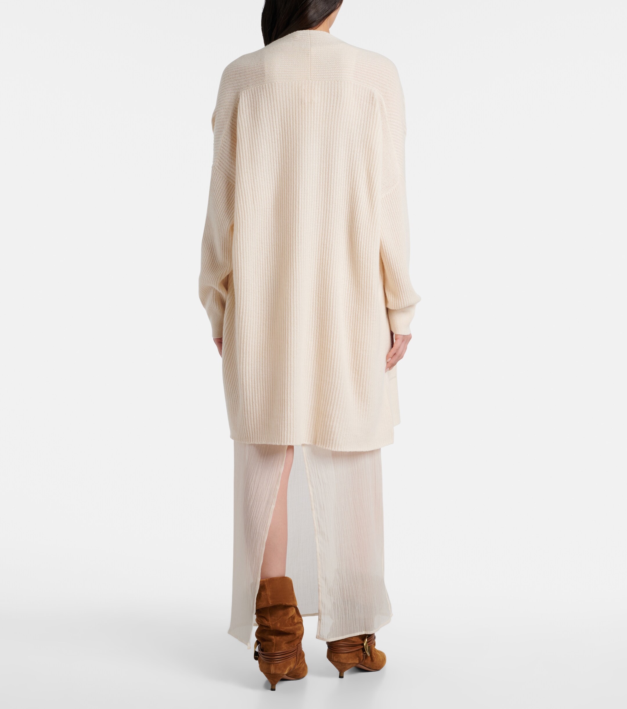 Jardin des Orangers Ribbed-knit cashmere cardigan thumbnail