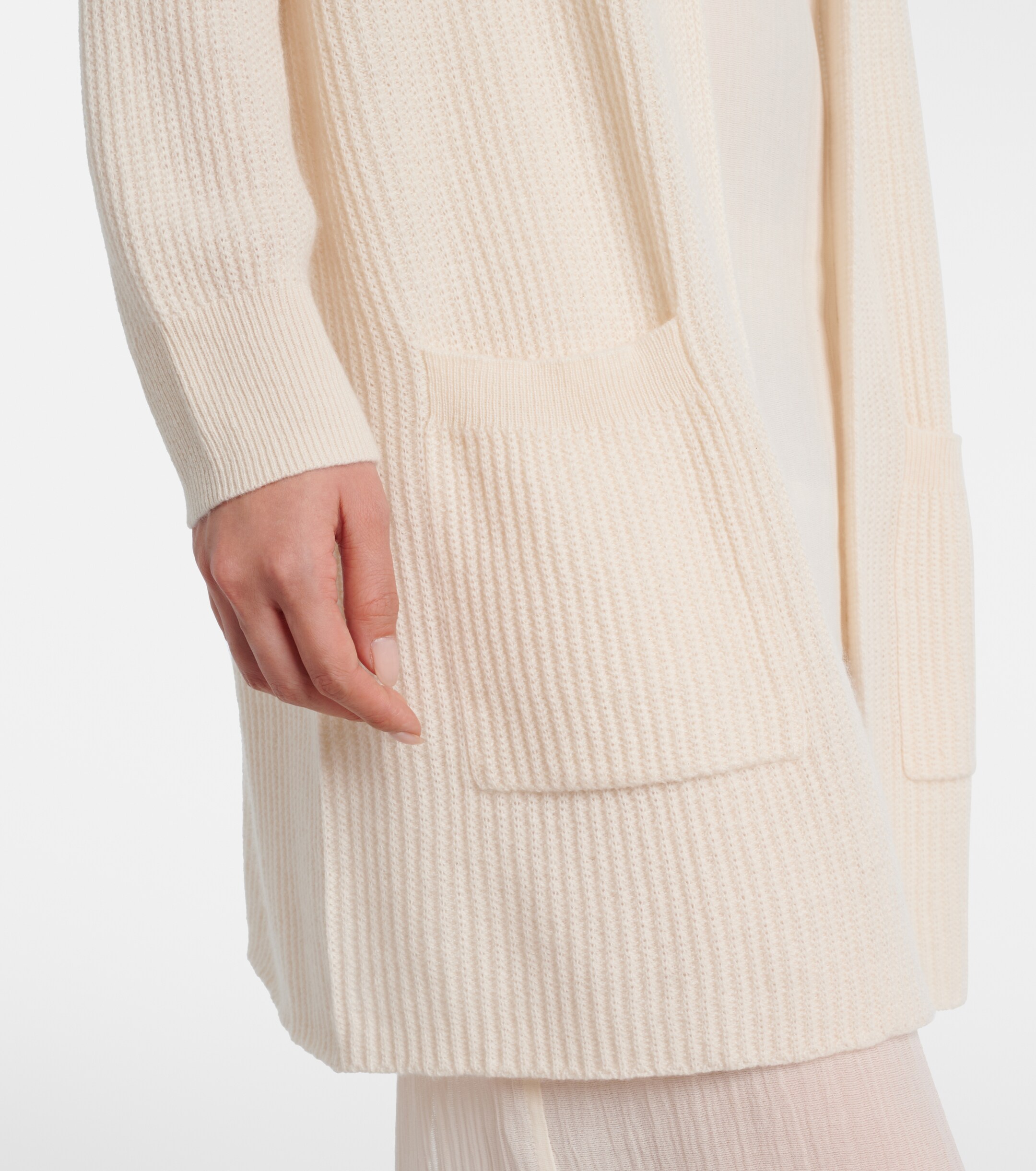 Jardin des Orangers Ribbed-knit cashmere cardigan thumbnail