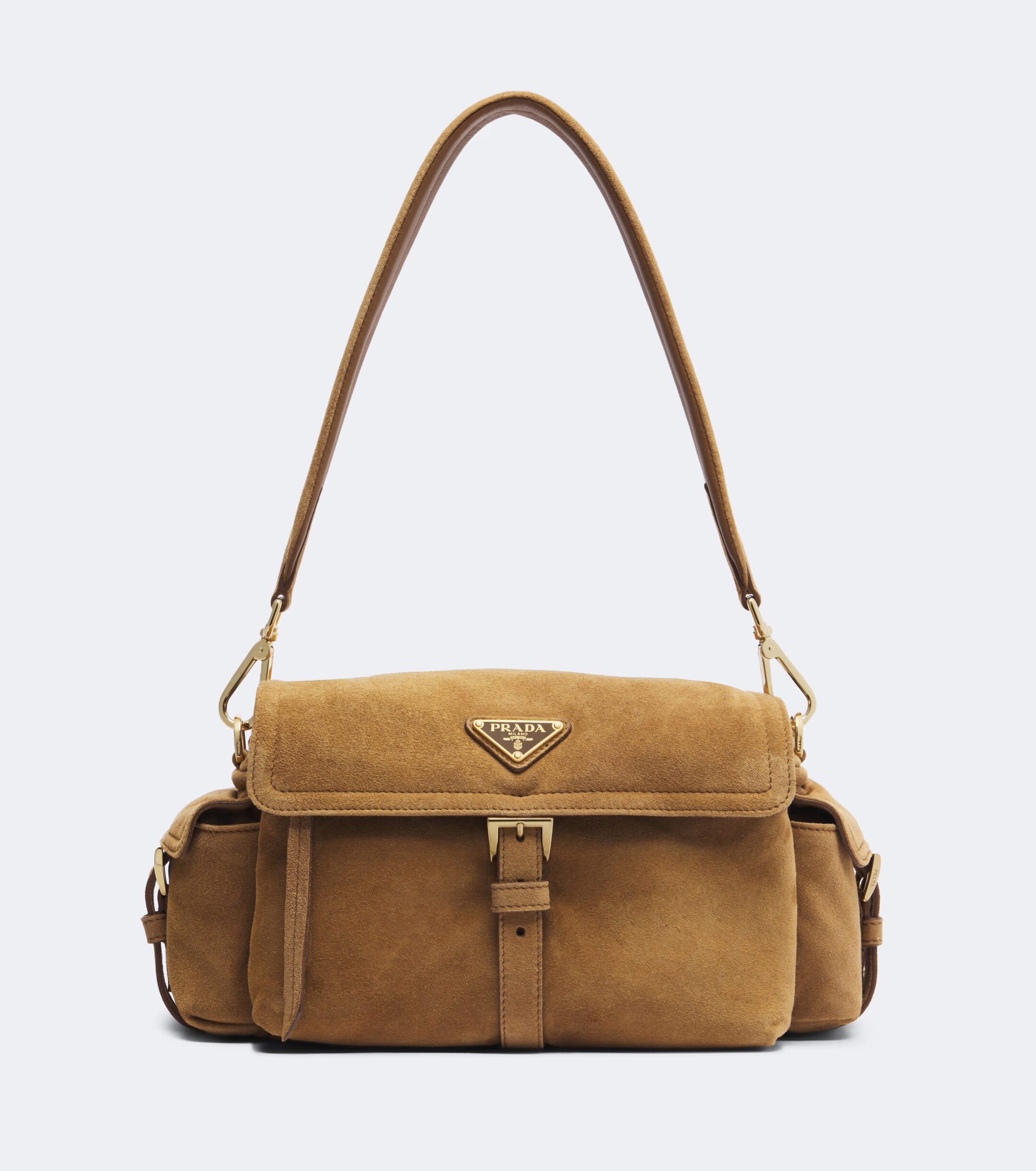 Prada Prada Explore Medium suede shoulder bag