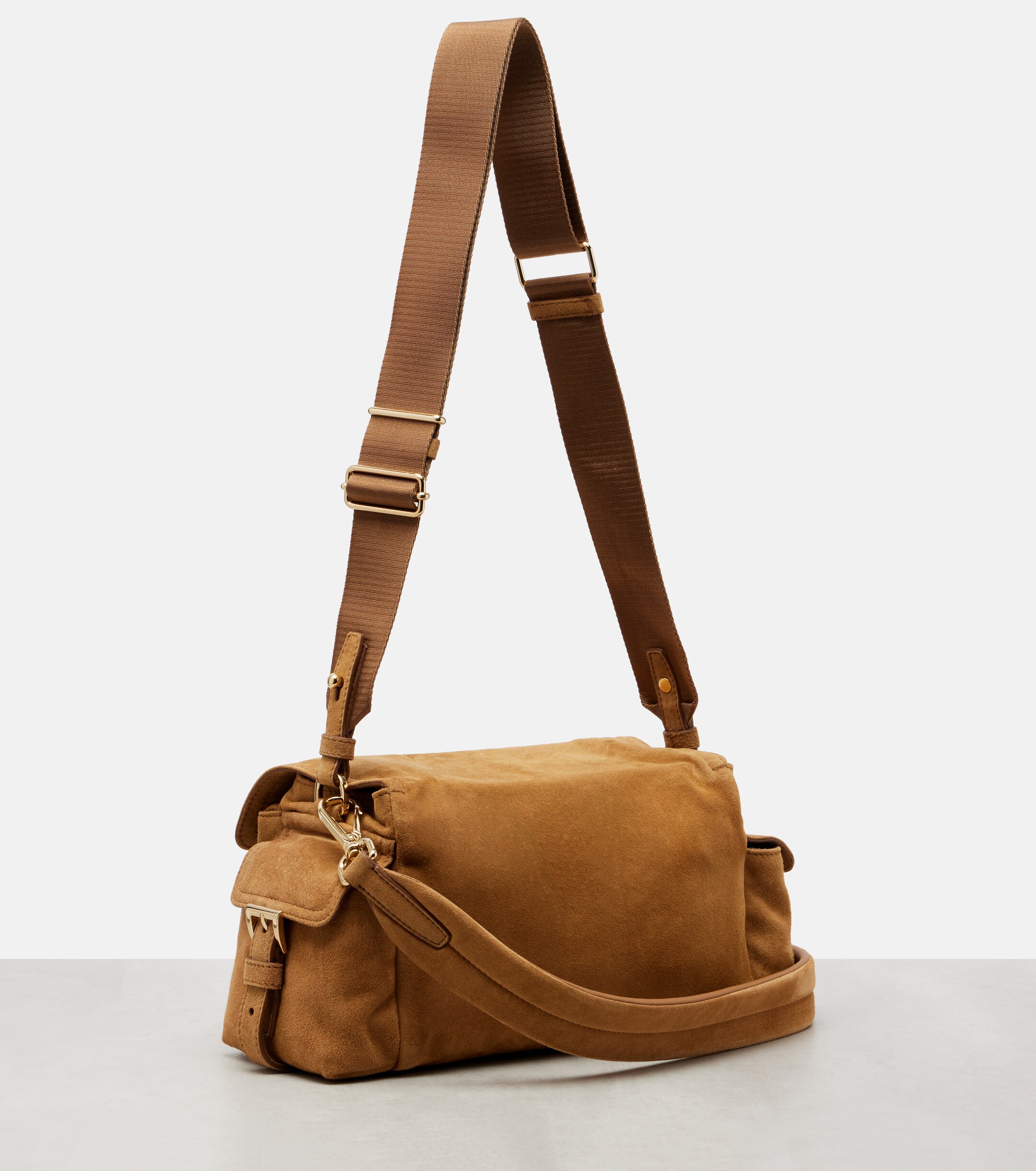 Prada Prada Explore Medium suede shoulder bag
