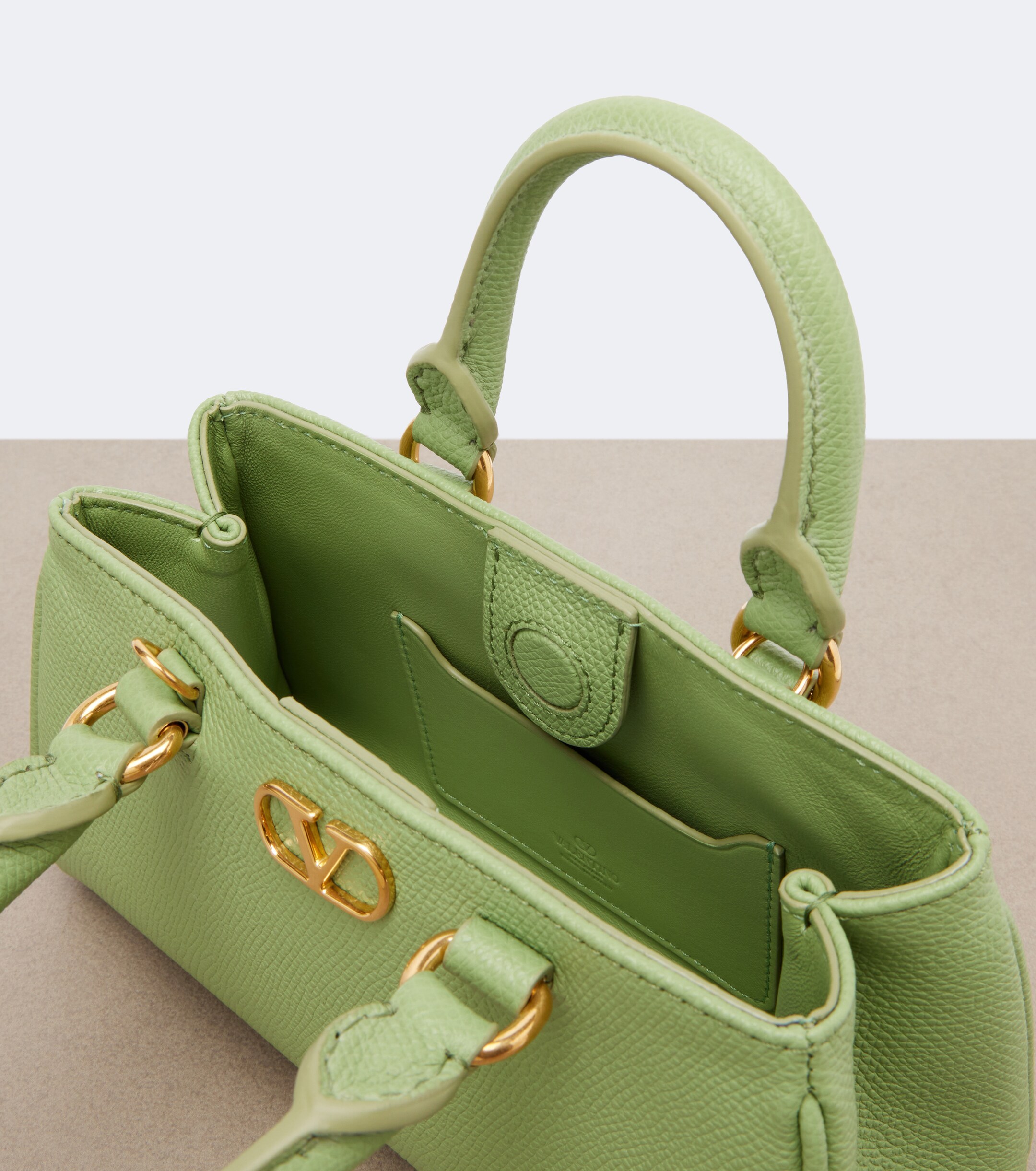 Valentino Garavani VLogo Mini leather top-handle bag thumbnail