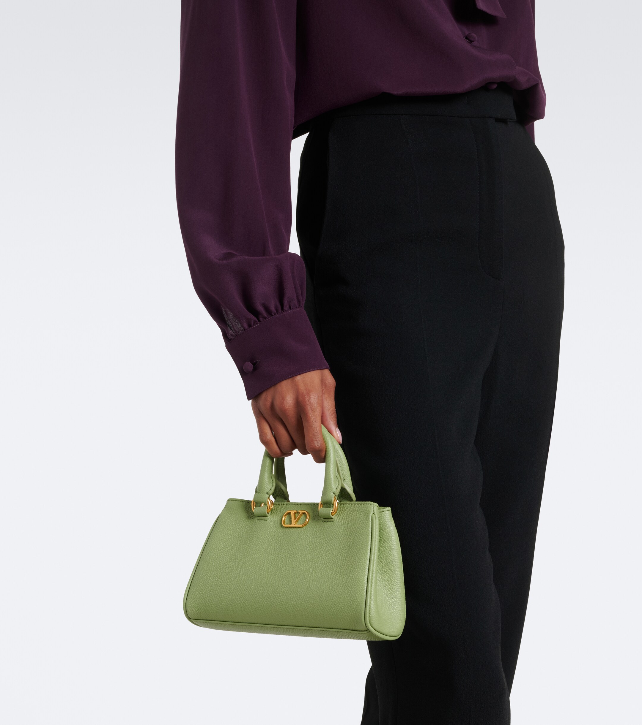 Valentino Garavani VLogo Mini leather top-handle bag thumbnail