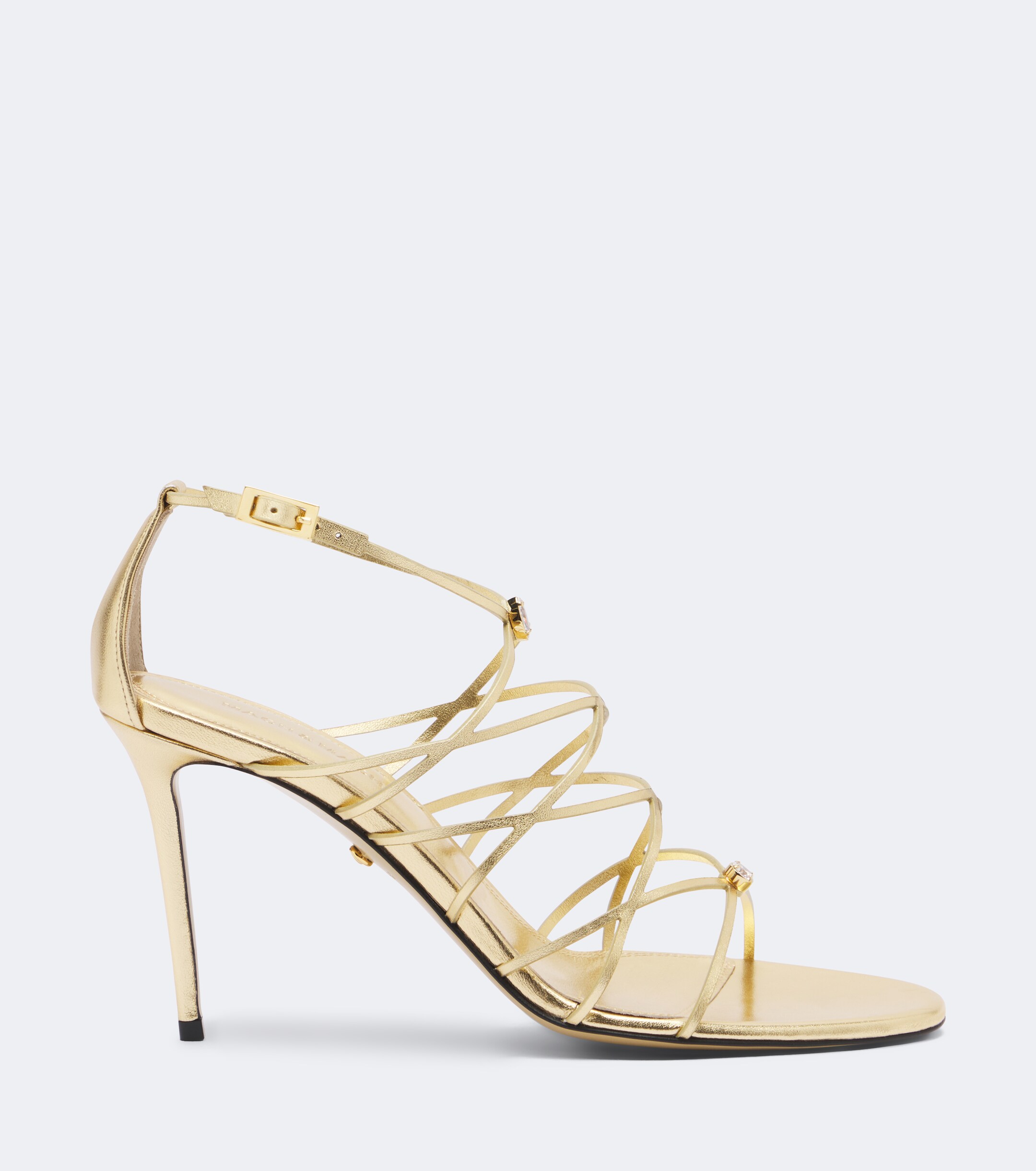 MACH & MACH Mach & Mach Daisy embellished leather sandals