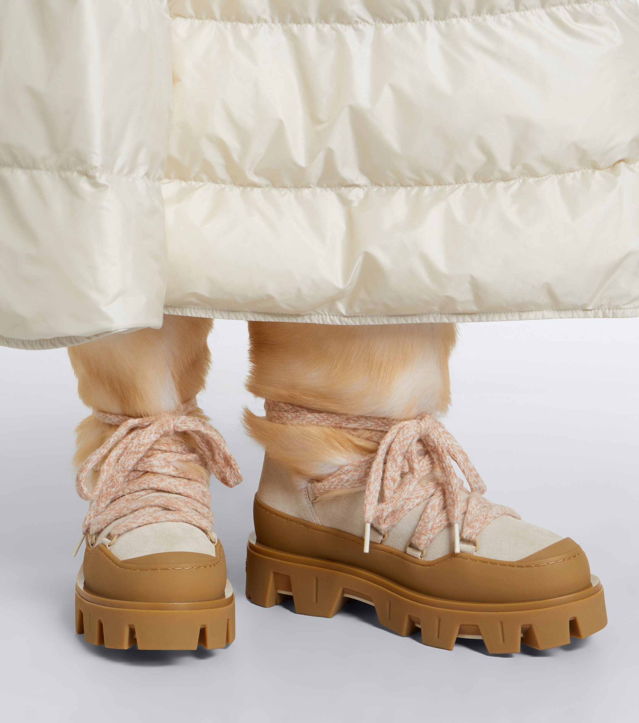 Moncler Moncler Peak Après shearling snow boots