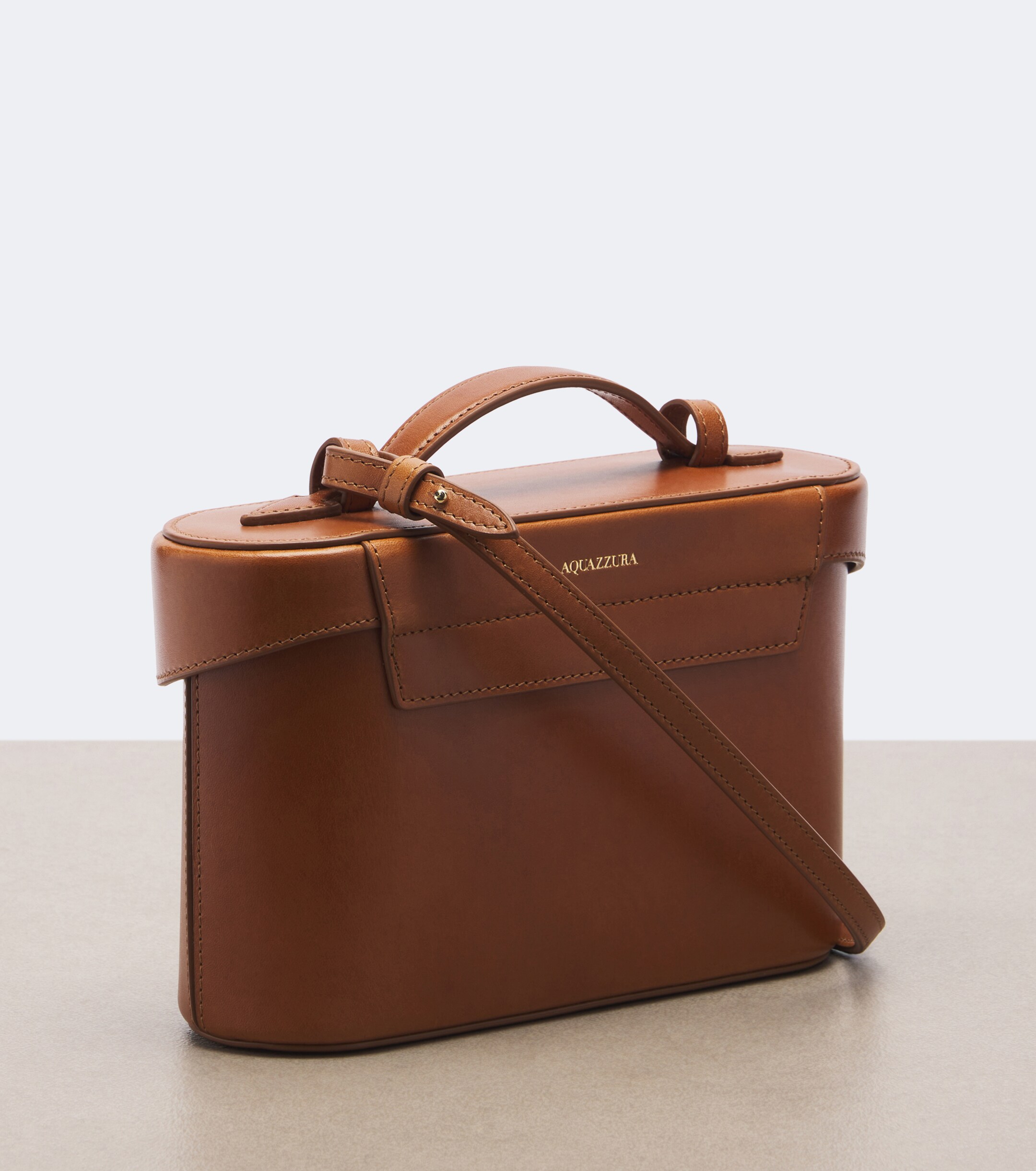 AQUAZZURA Aquazzura Belgravia Small leather vanity bag