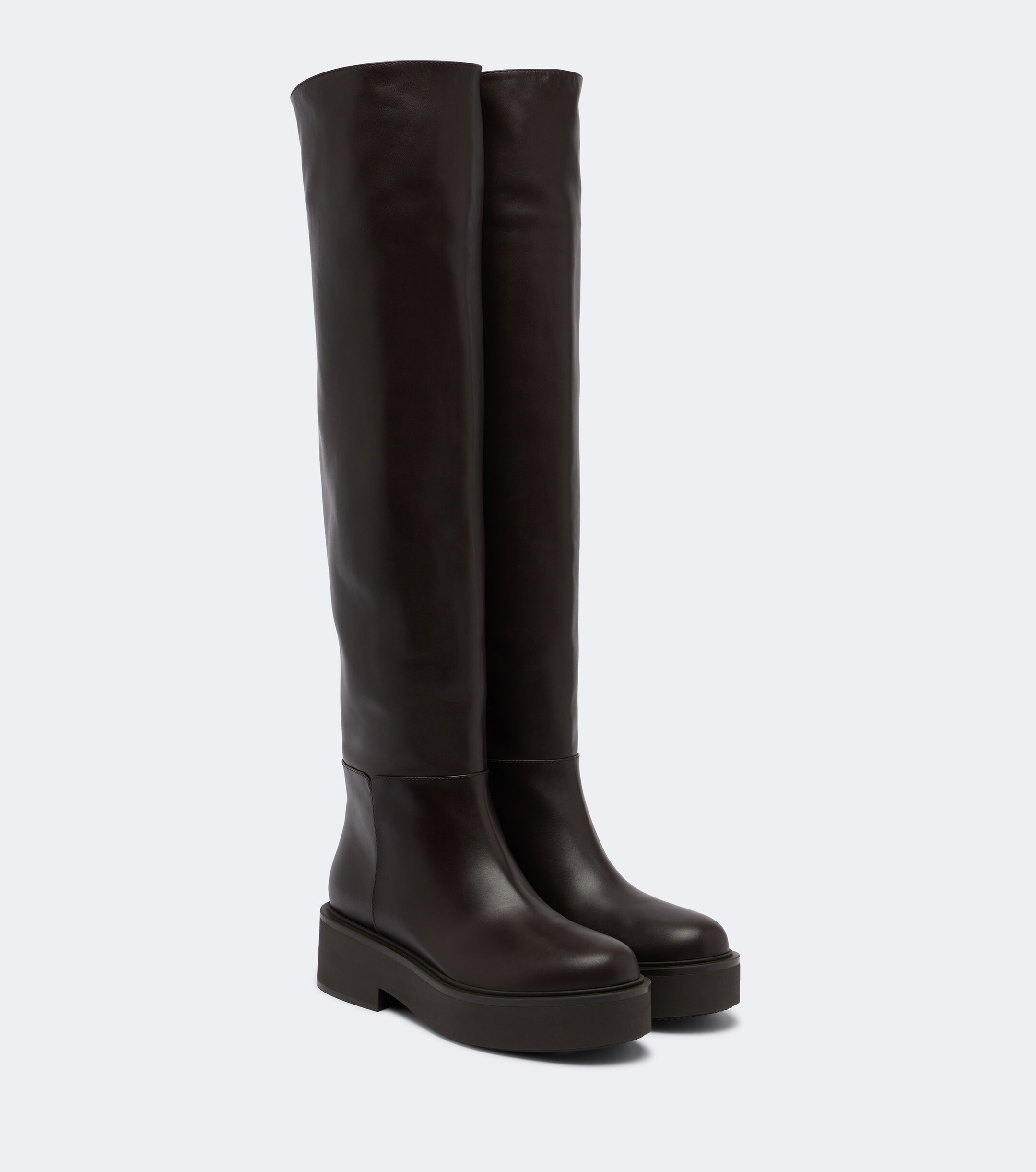 GIANVITO ROSSI Gianvito Rossi Hiro leather over-the-knee boots