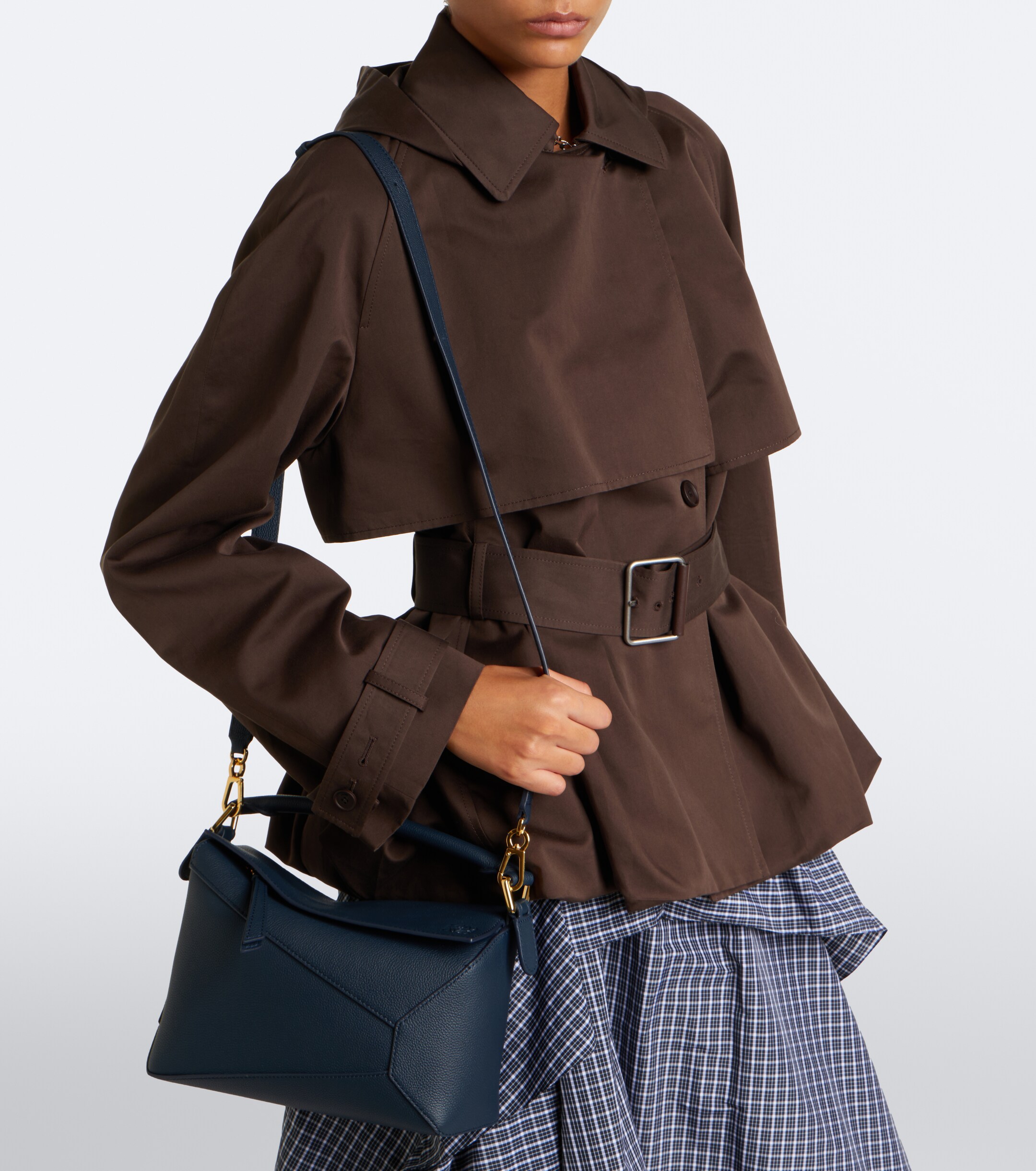 Loewe Puzzle Edge Small leather top-handle bag