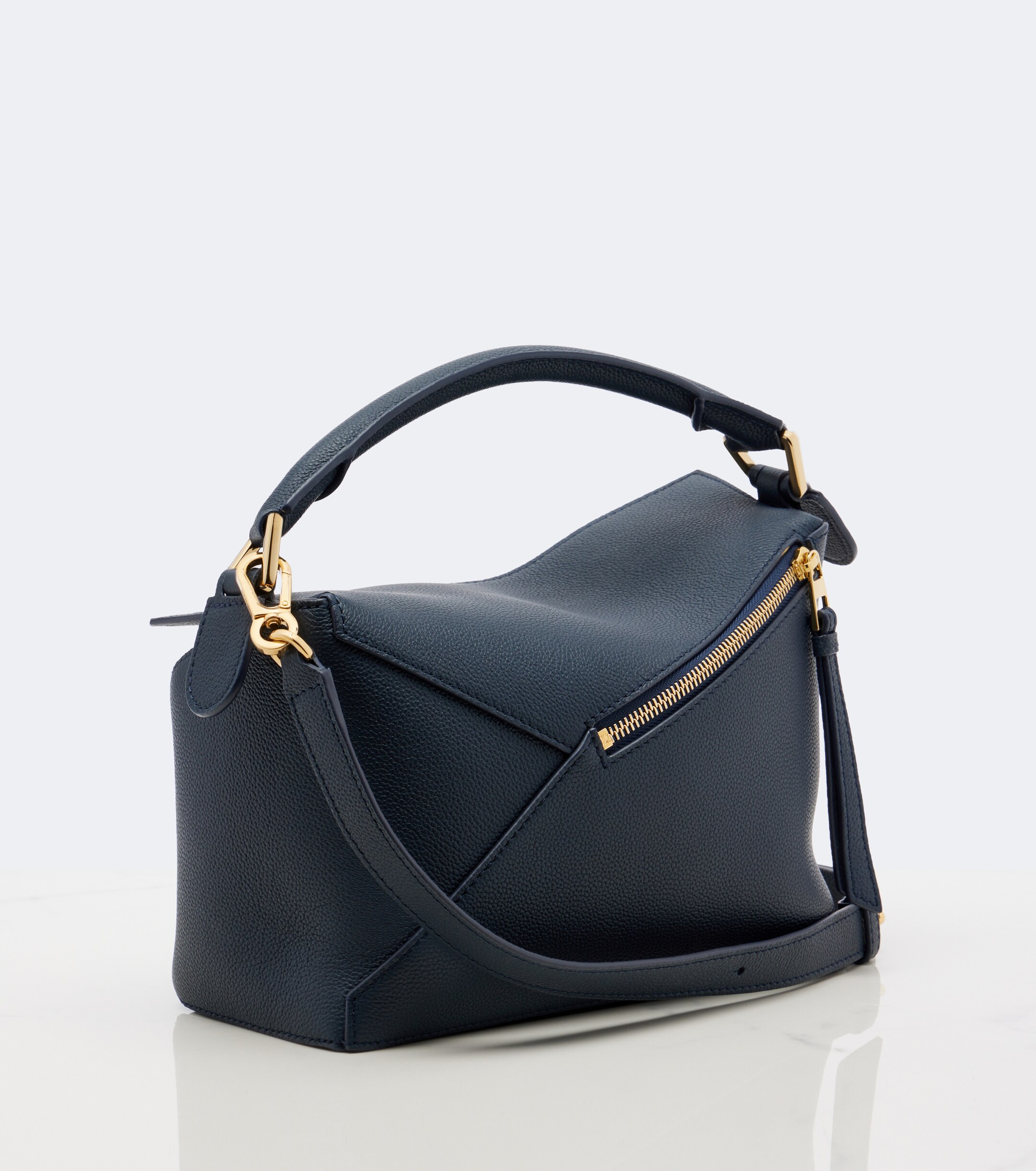 Loewe Puzzle Edge Small leather top-handle bag