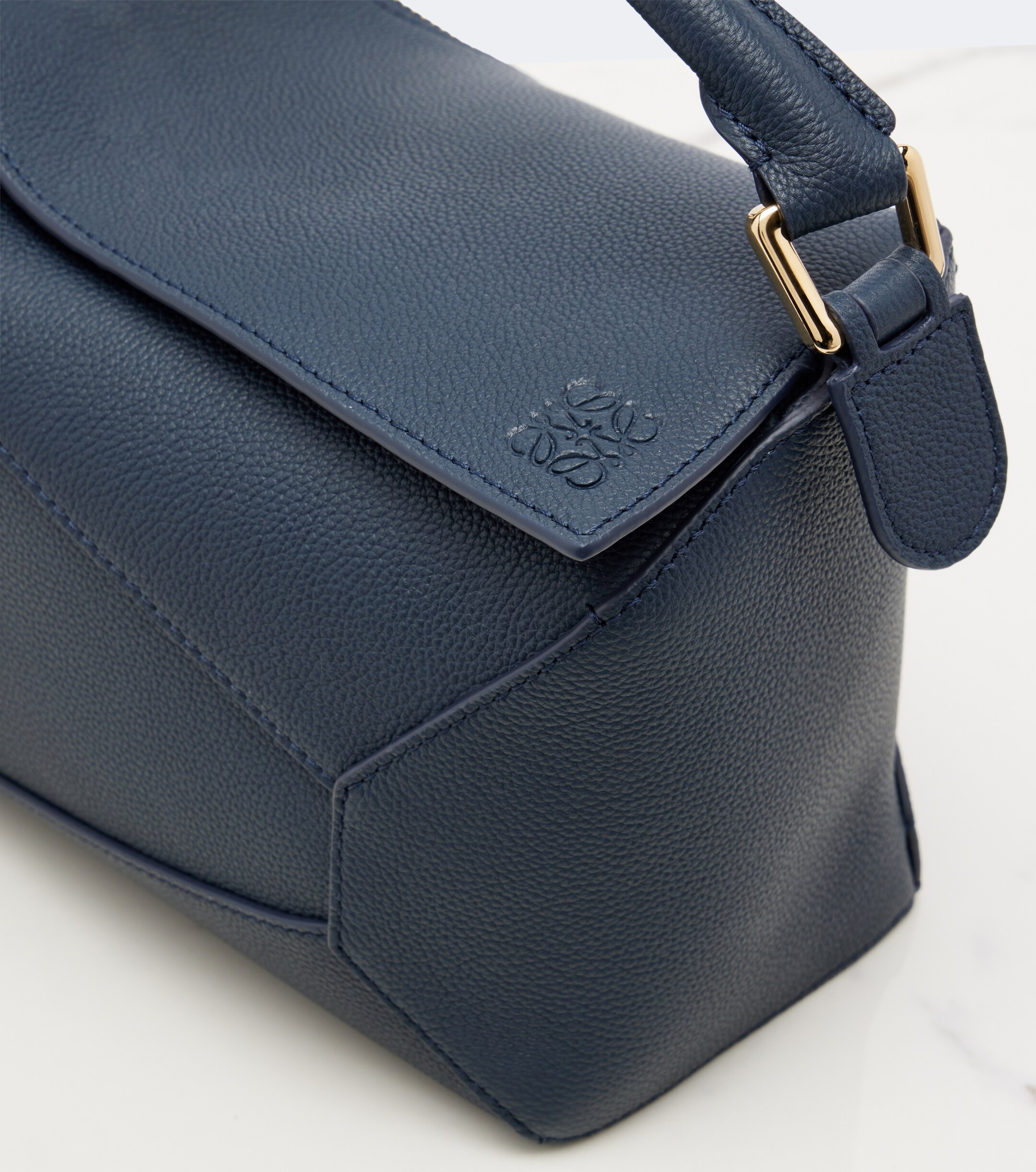 Loewe Puzzle Edge Small leather top-handle bag