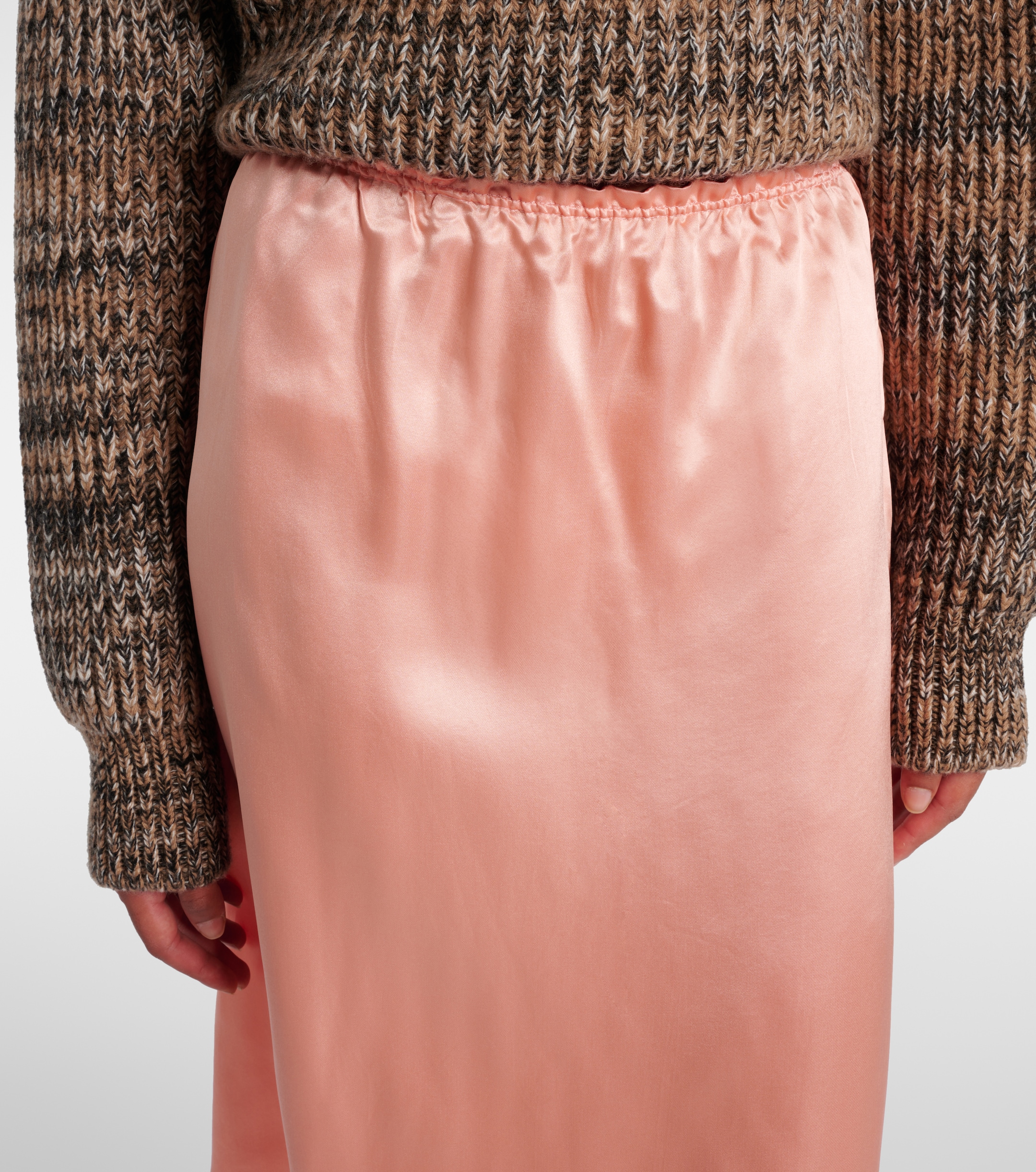 Prada - Silk midi skirt | Plush