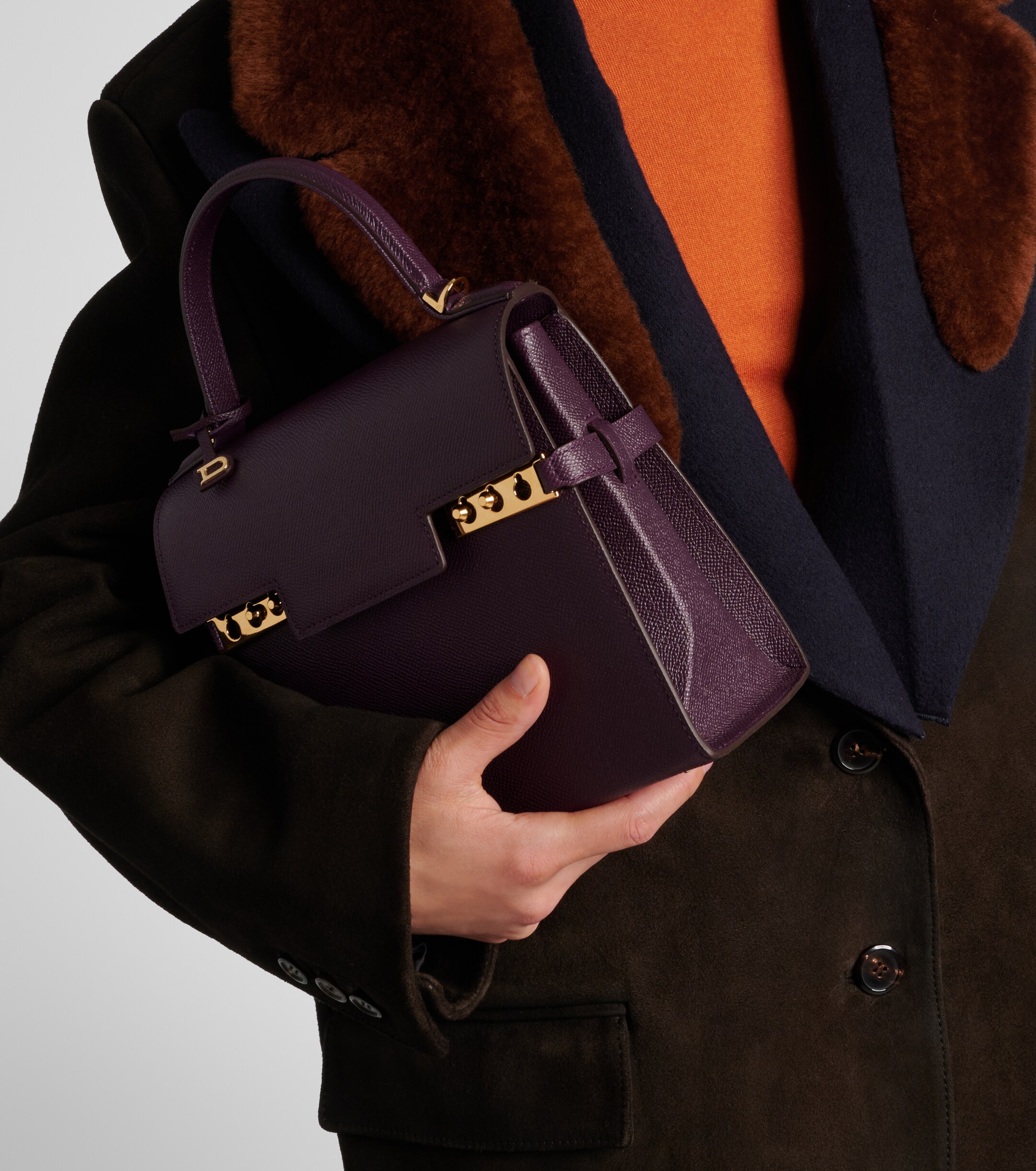 Delvaux Tempête Medium leather tote bag thumbnail
