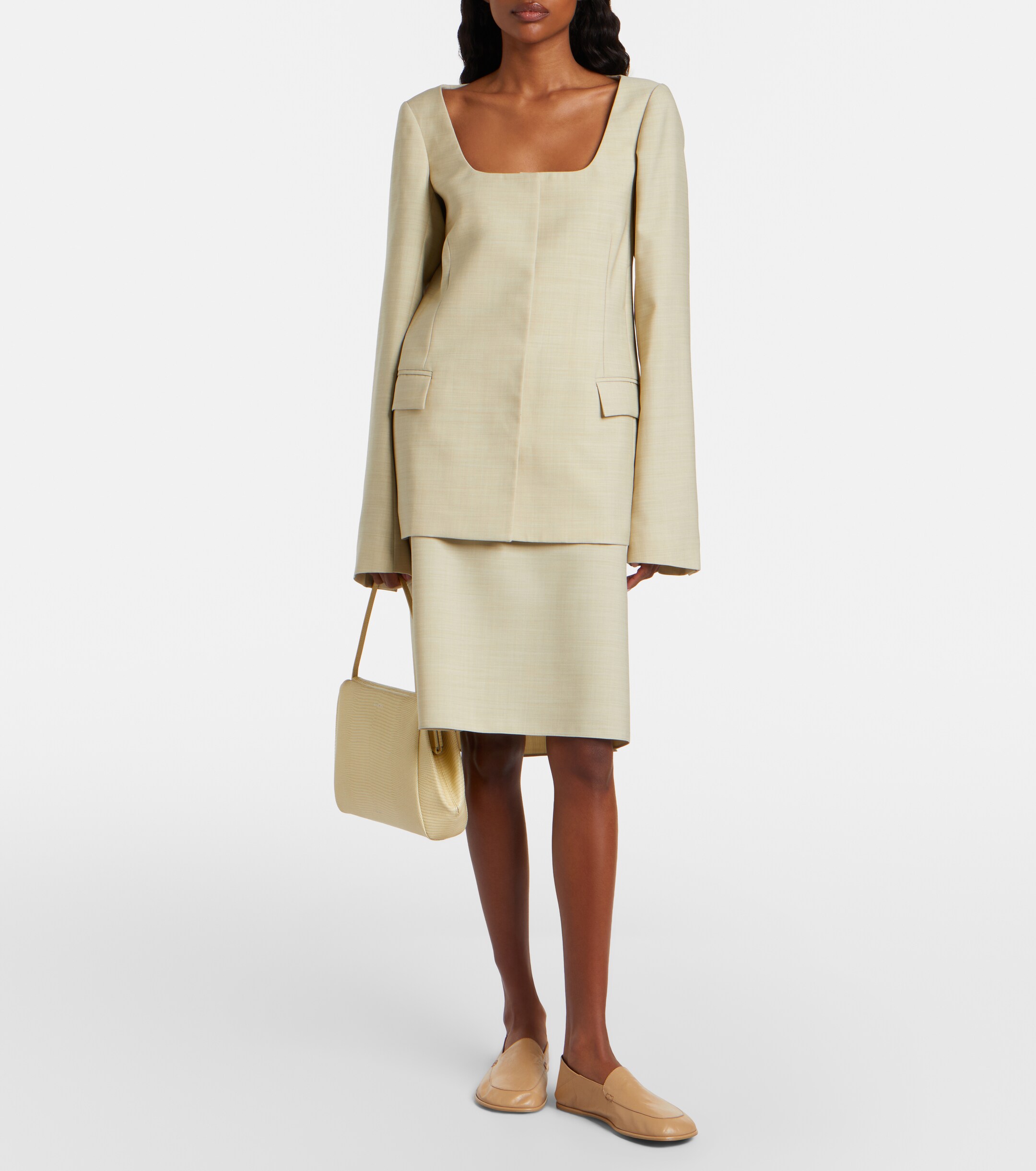 Calvin Klein Collection Tina Small snake-effect leather shoulder bag