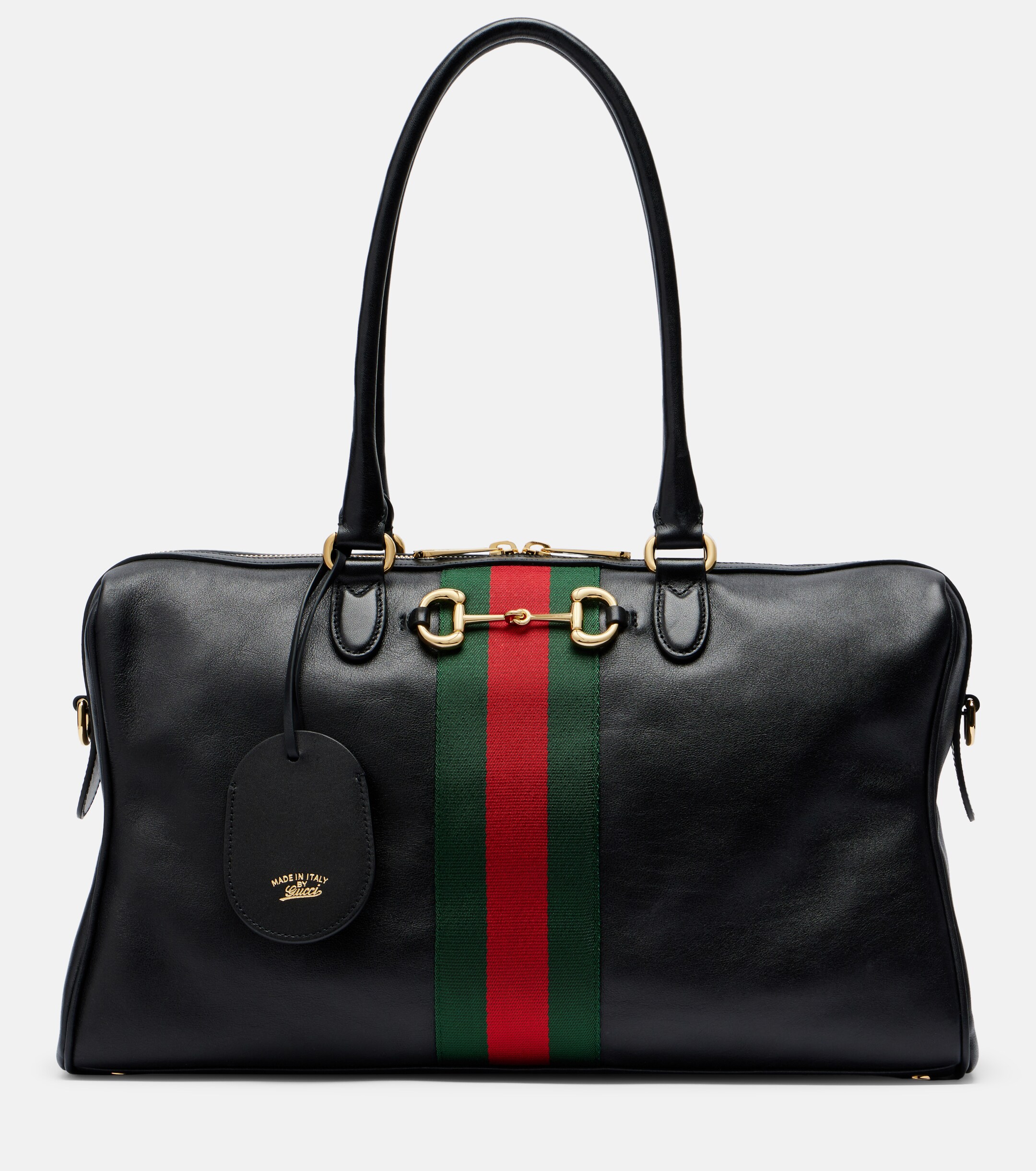 Gucci Borsetto Large leather bowling bag